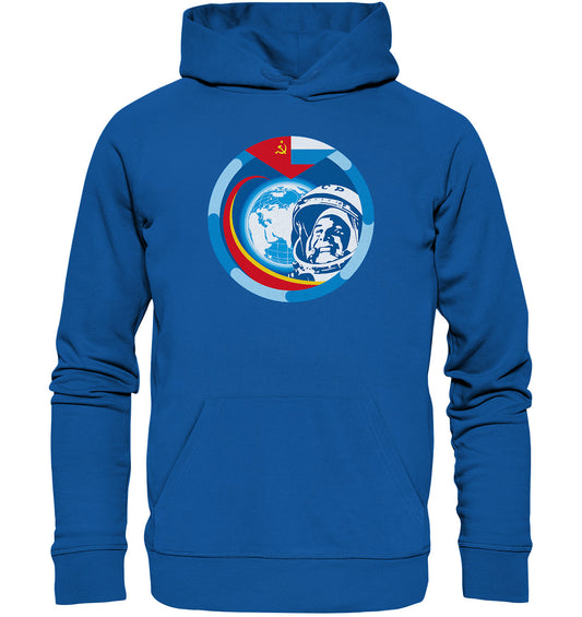 DDR Ostalgie Kapuze / Organic Hoodie Unisex • JURI GAGARIN