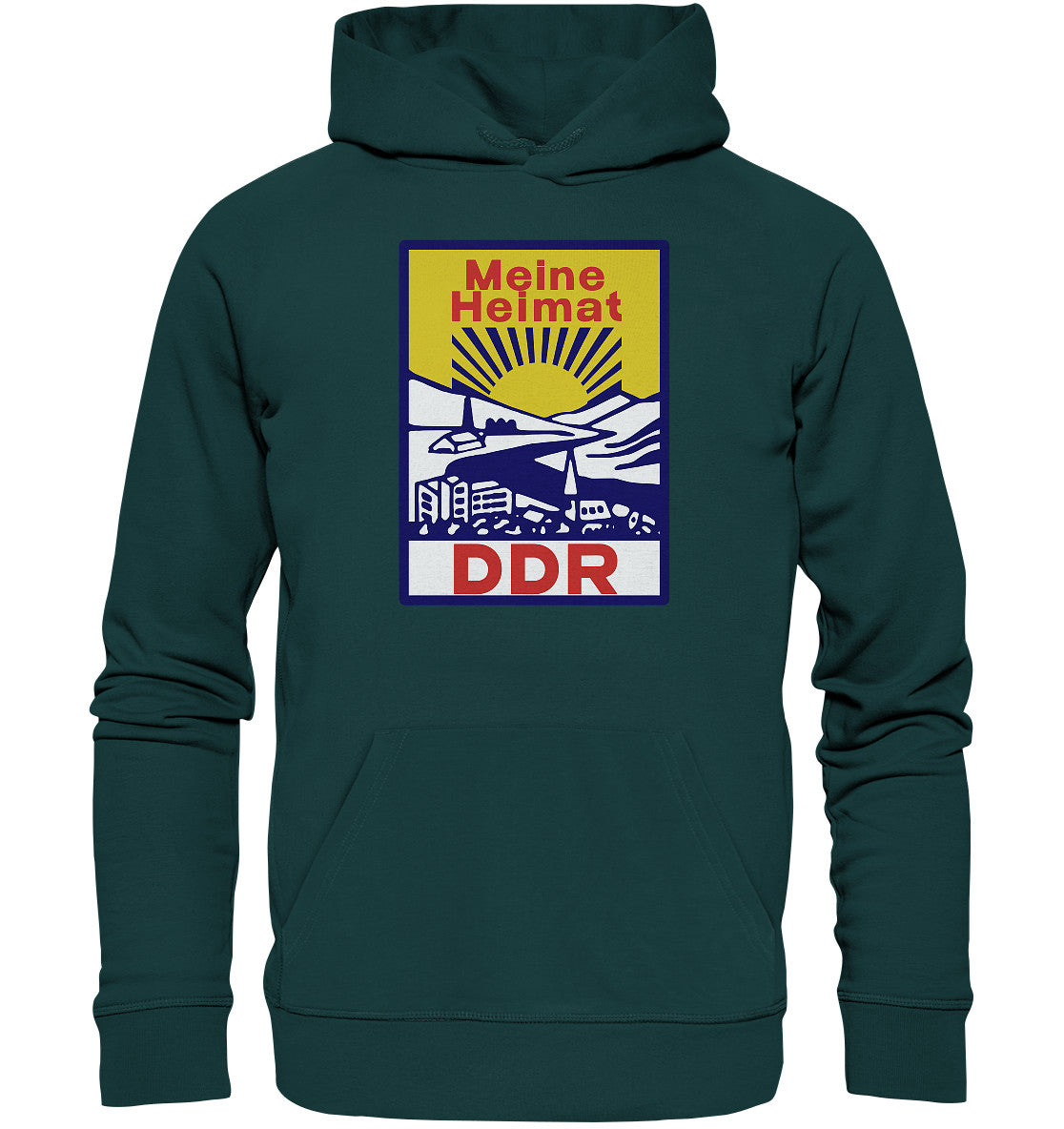 PREMIUM ORGANIC HOODIE UNISEX • MEINE HEIMAT DDR