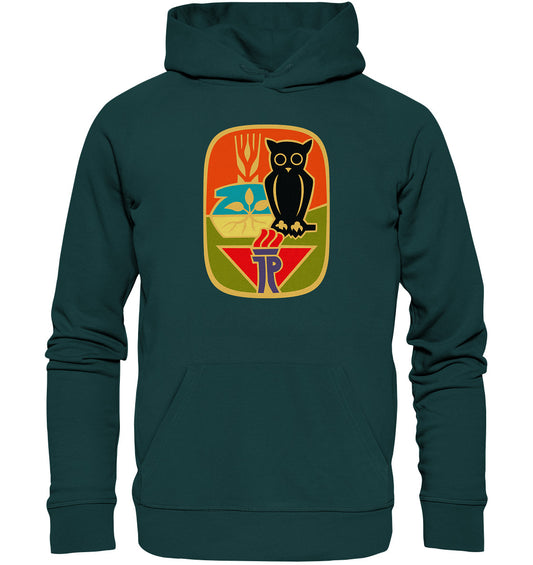 DDR Ostalgie Kapuze / Organic Hoodie Unisex • PIONIERABZEICHEN JUNGE NATURFORSCHER