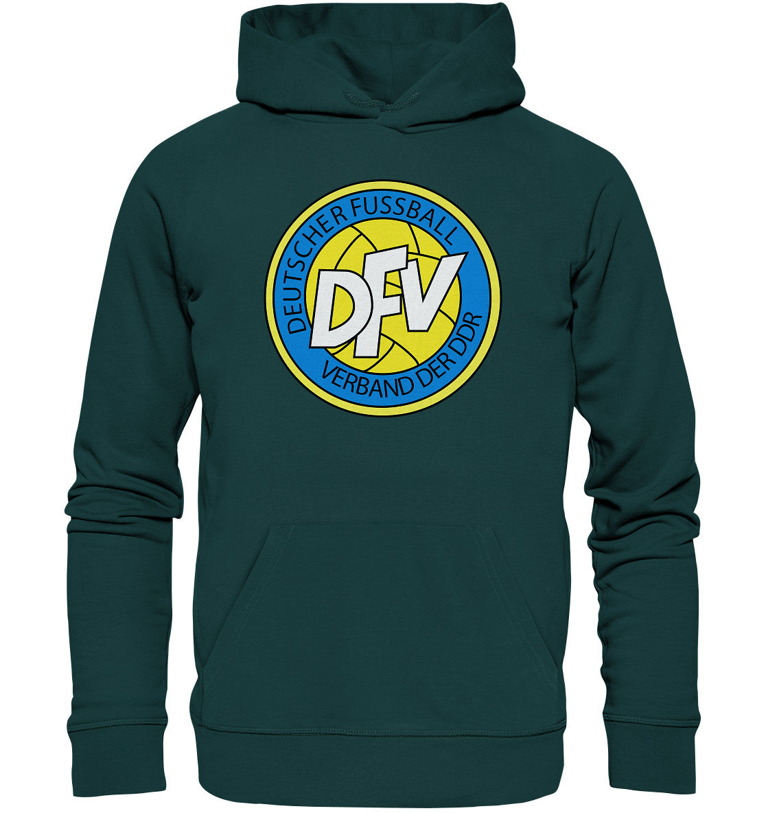 PREMIUM ORGANIC HOODIE UNISEX • FUSSBALL VERBAND DER DDR