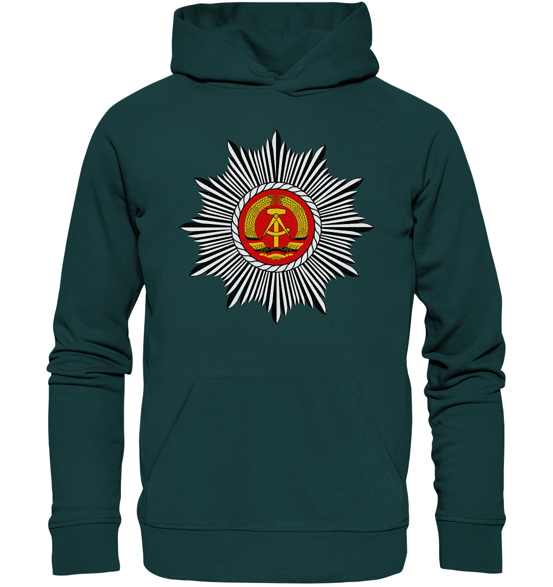 DDR Ostalgie Kapuze / Organic Hoodie Unisex • VOLKSPOLIZEI