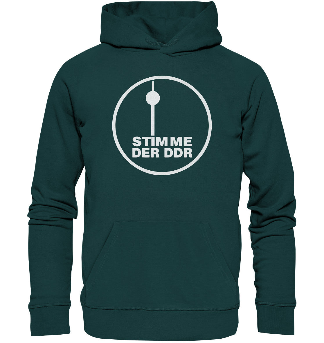 PREMIUM ORGANIC HOODIE UNISEX • STIMME DER DDR - DUNKEL