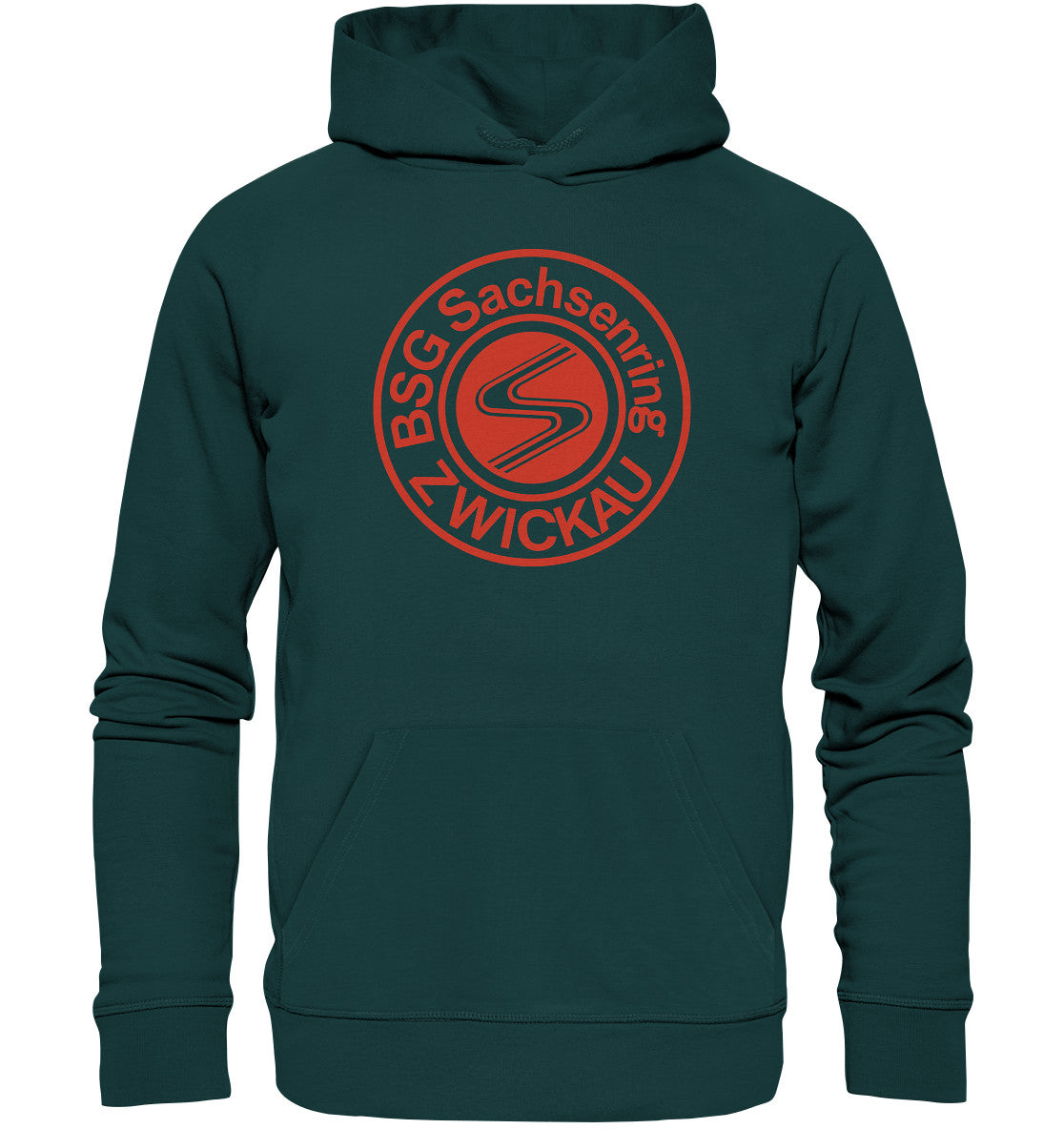 DDR Ostalgie Kapuze / Organic Hoodie Unisex • SACHSENRING ZWICKAU - HELL