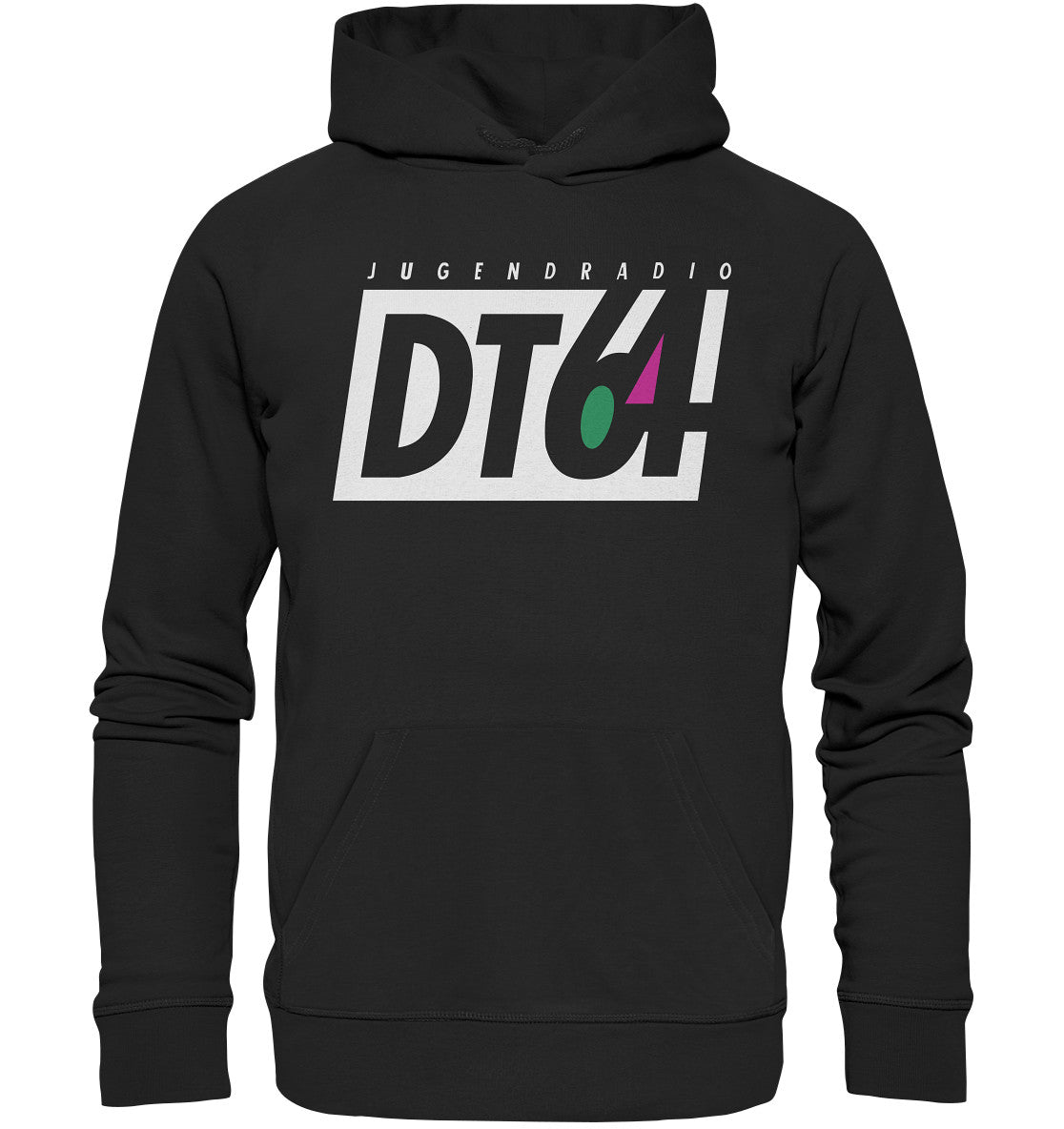 PREMIUM ORGANIC HOODIE UNISEX • DT64 JUGENDRADIO - DUNKEL