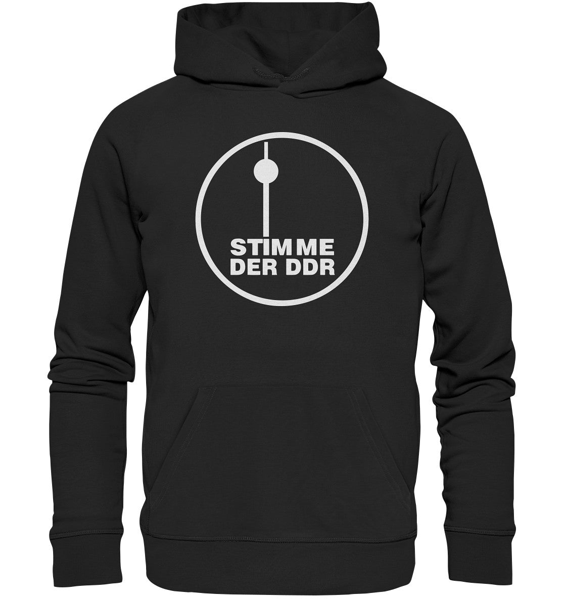 PREMIUM ORGANIC HOODIE UNISEX • STIMME DER DDR - DUNKEL