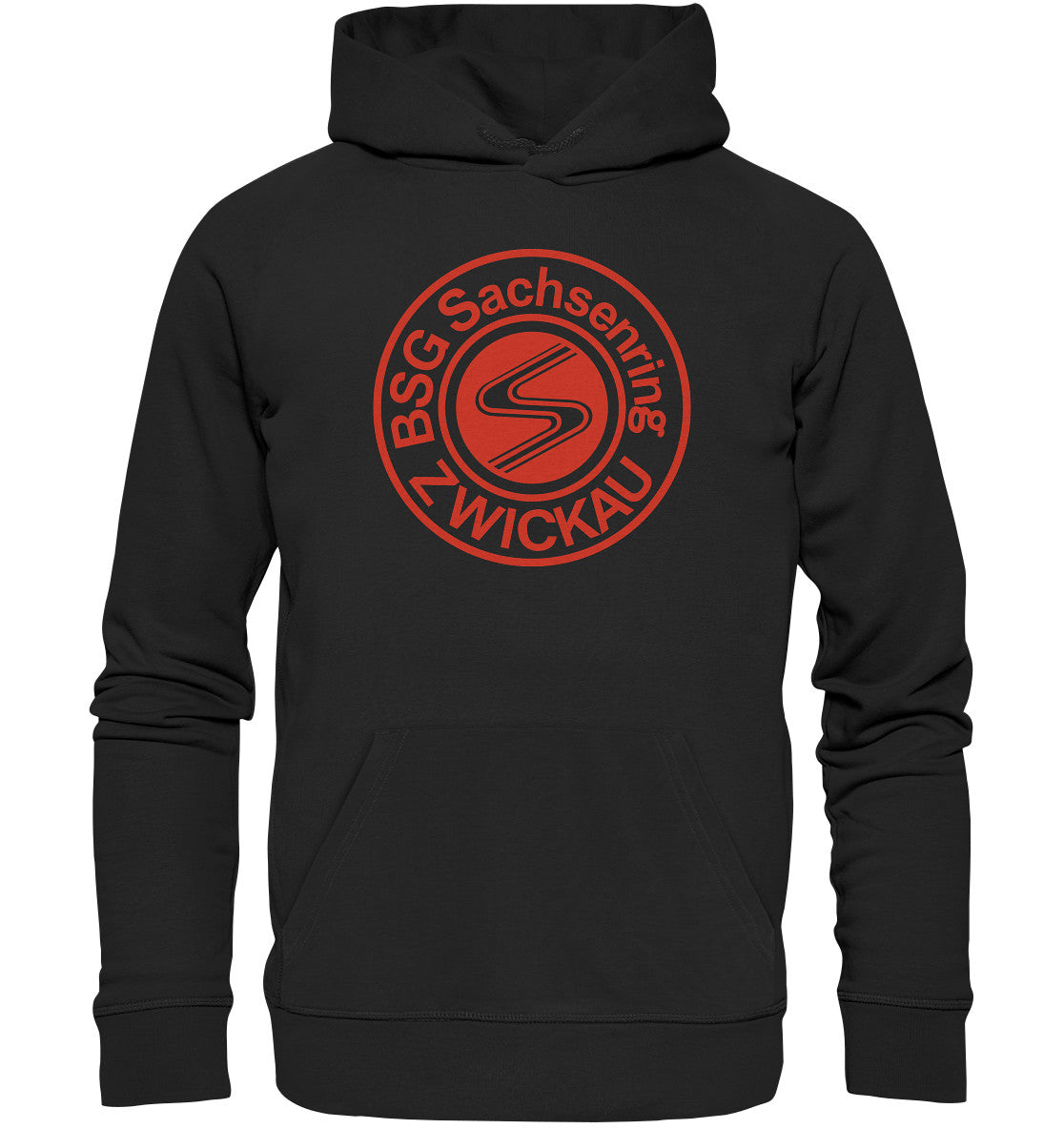 DDR Ostalgie Kapuze / Organic Hoodie Unisex • SACHSENRING ZWICKAU - HELL