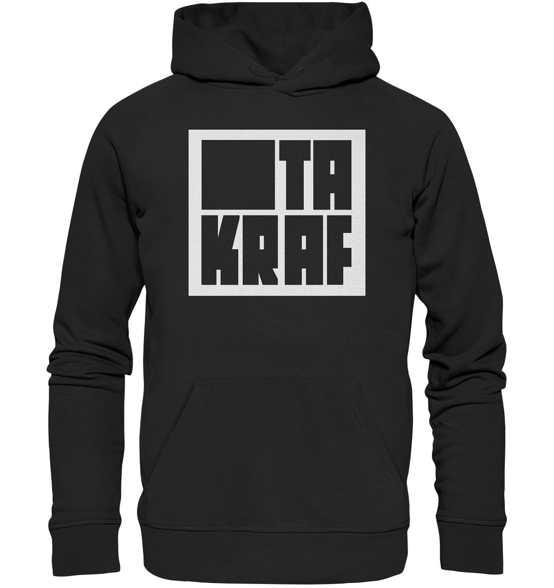 DDR Ostalgie Kapuze / Organic Hoodie Unisex • KOMBINAT TAKRAF - WEISS