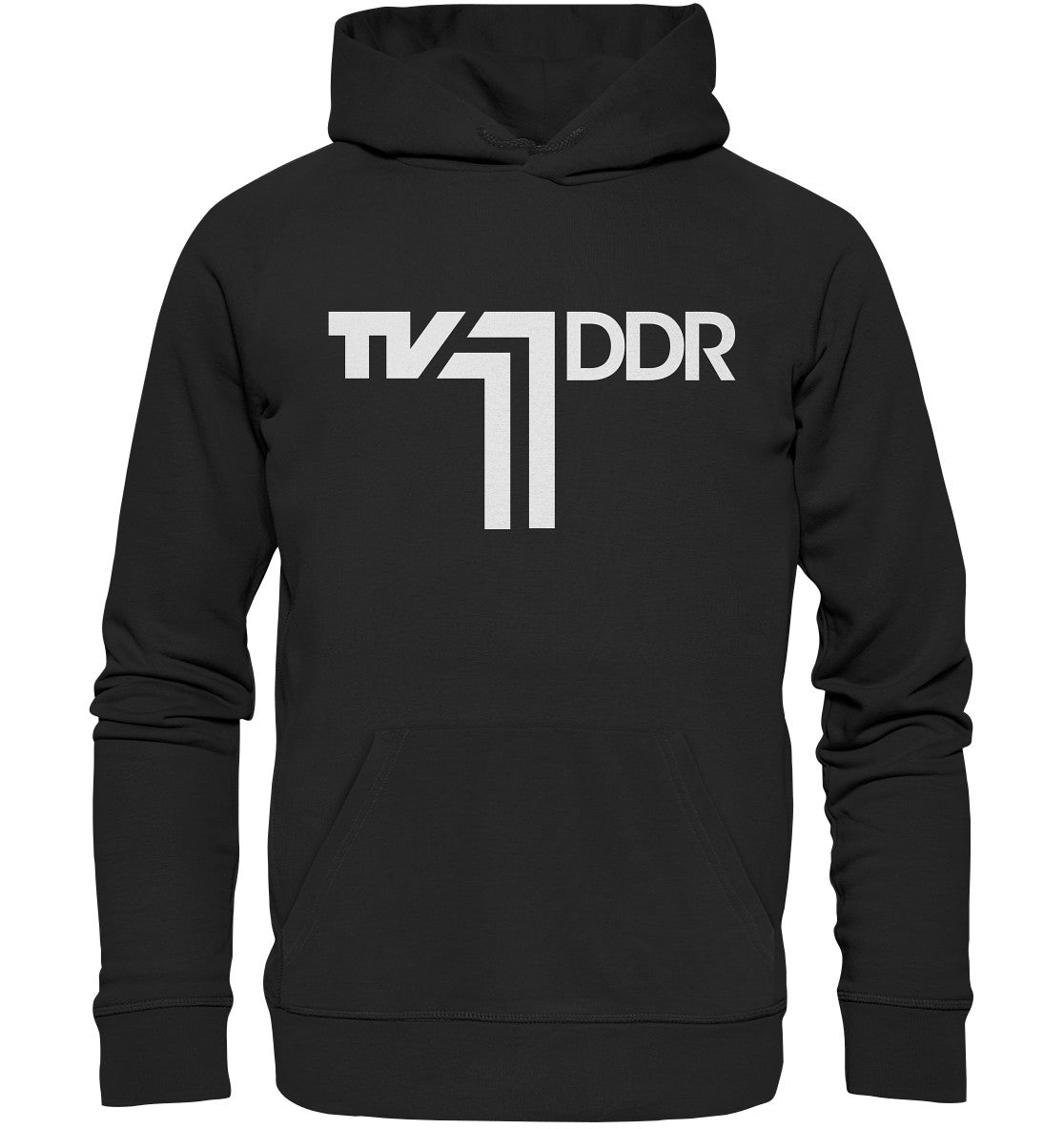 DDR Ostalgie Kapuze / Organic Hoodie Unisex • FERNSEHEN DER DDR 1
