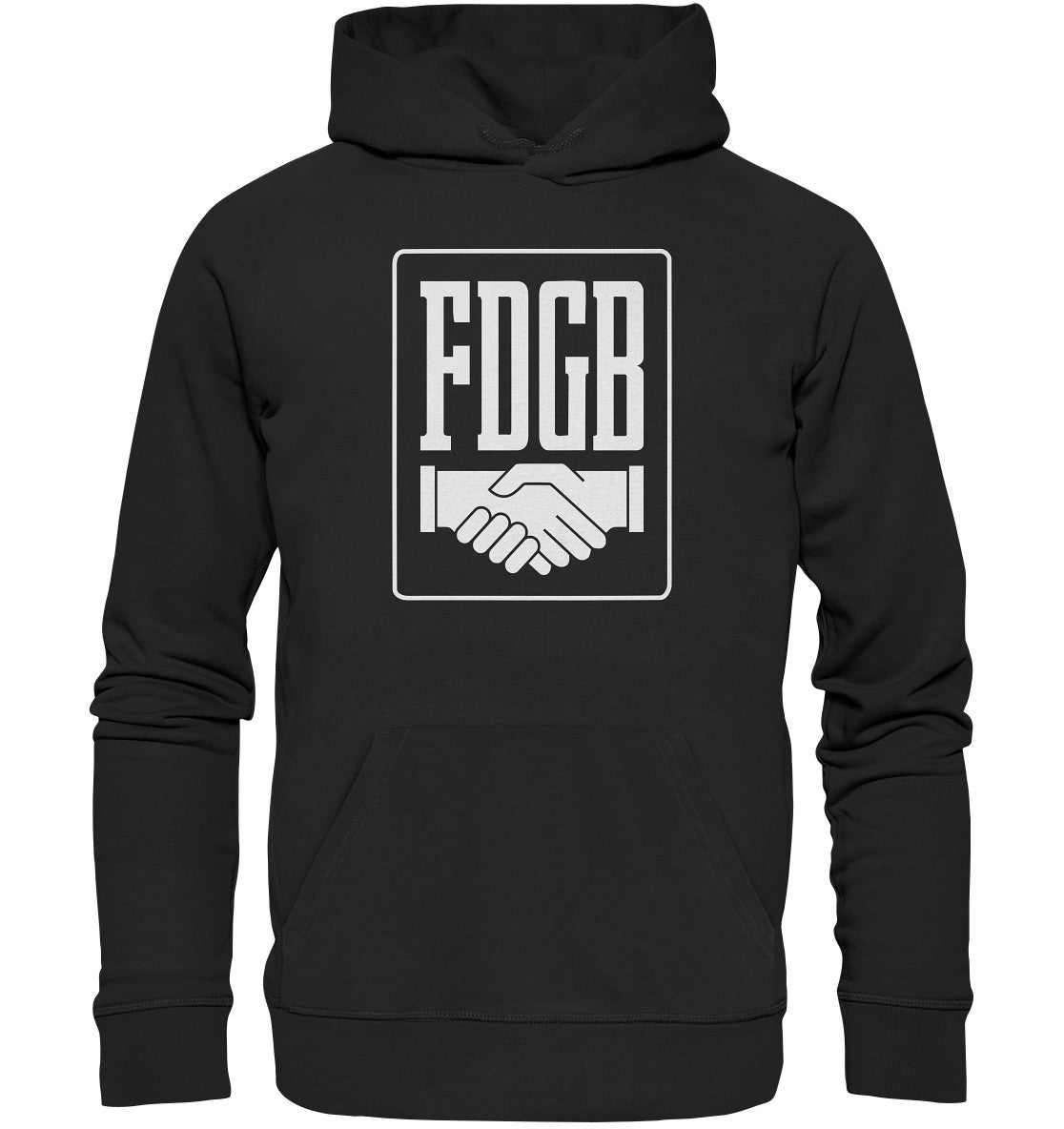 PREMIUM ORGANIC HOODIE UNISEX • FDGB - WEISS