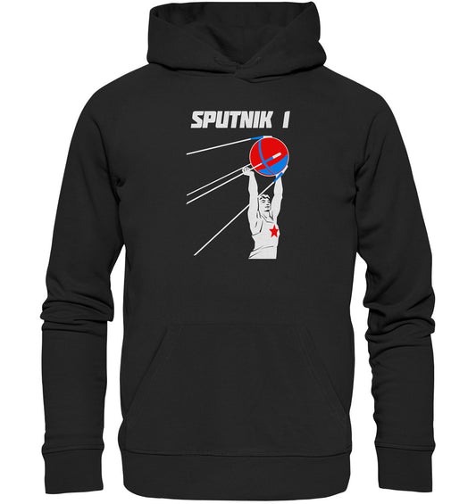 DDR Ostalgie Kapuze / Organic Hoodie Unisex • SPUTNIK 1