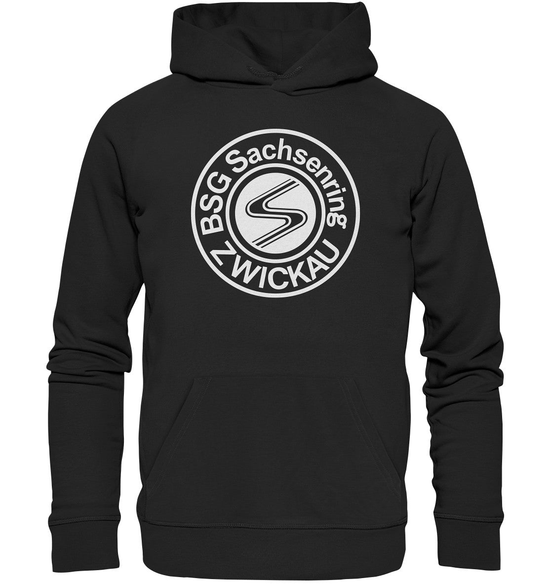 PREMIUM ORGANIC HOODIE UNISEX • SACHSENRING ZWICKAU - DUNKEL