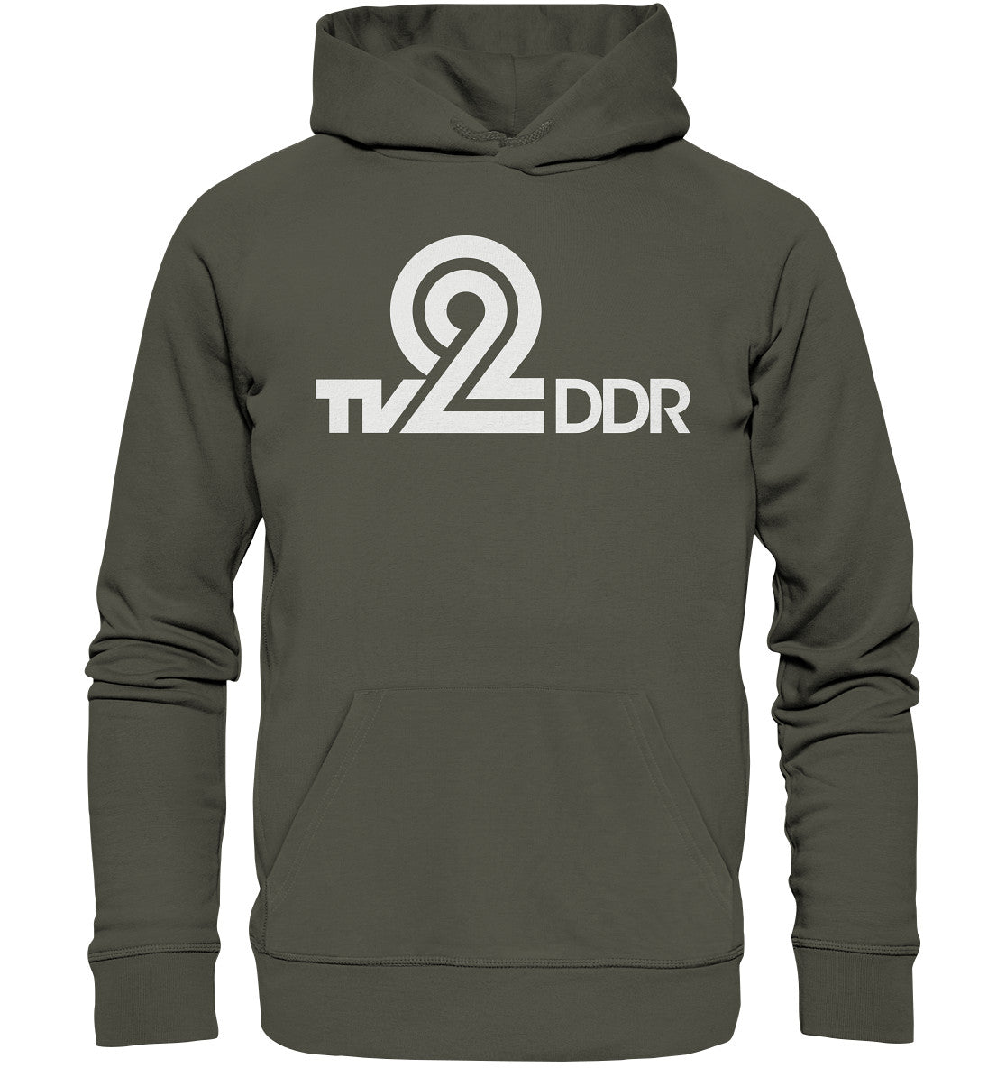 DDR Ostalgie Kapuze / Organic Hoodie Unisex • FERNSEHEN DER DDR 2