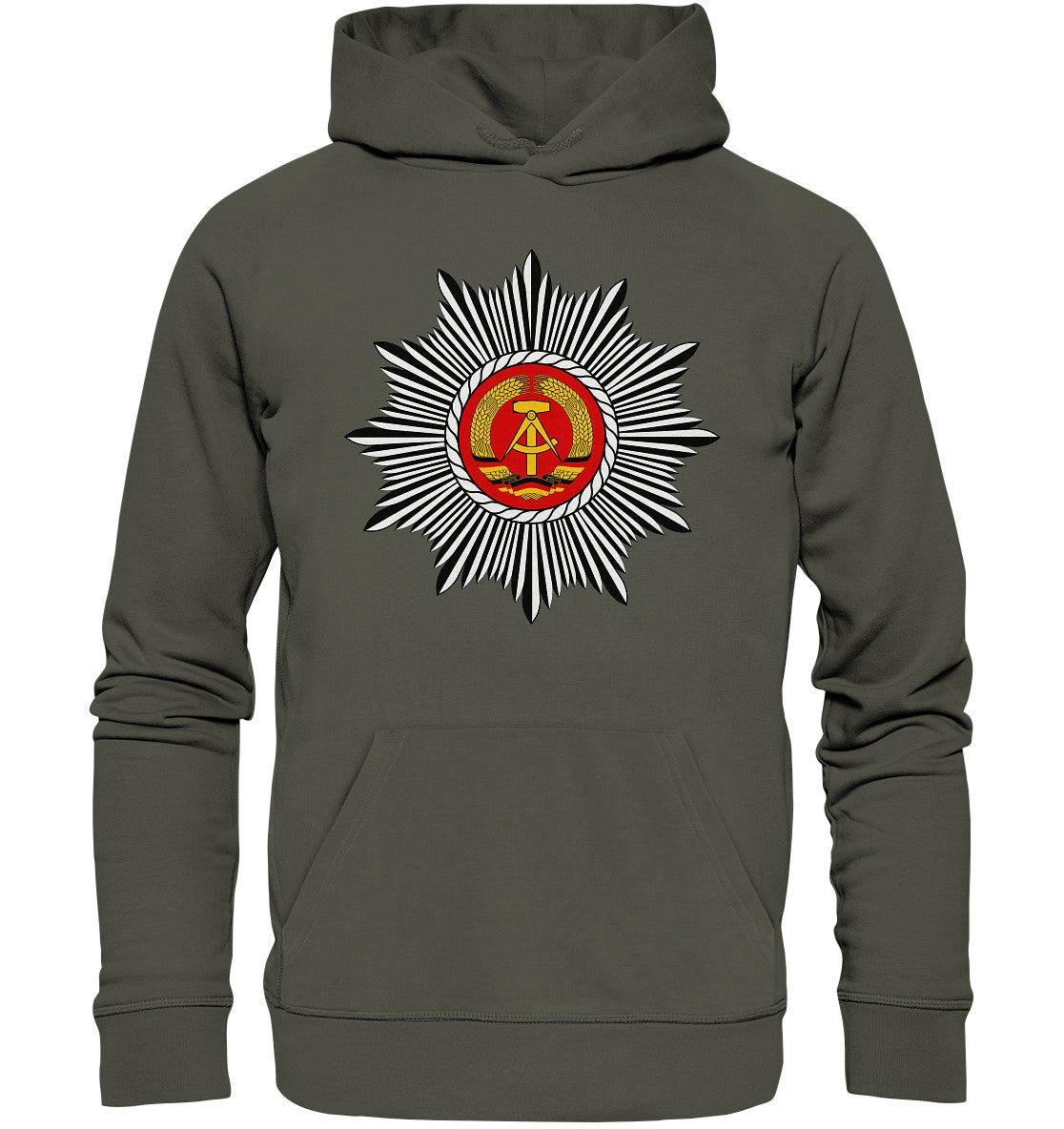 DDR Ostalgie Kapuze / Organic Hoodie Unisex • VOLKSPOLIZEI