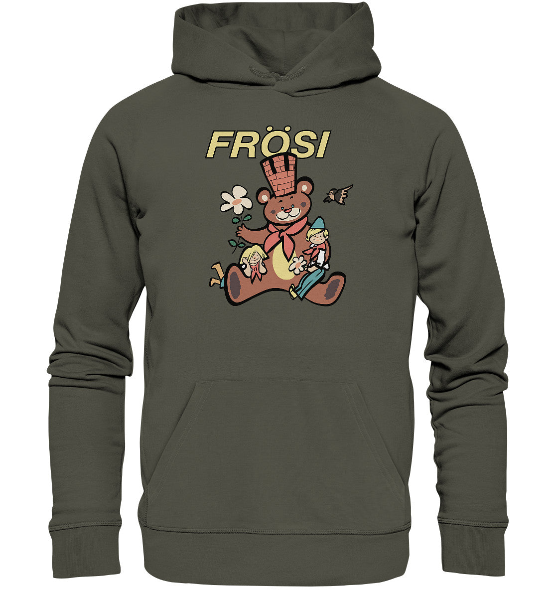 DDR Ostalgie Kapuze / Organic Hoodie Unisex • FRÖSI