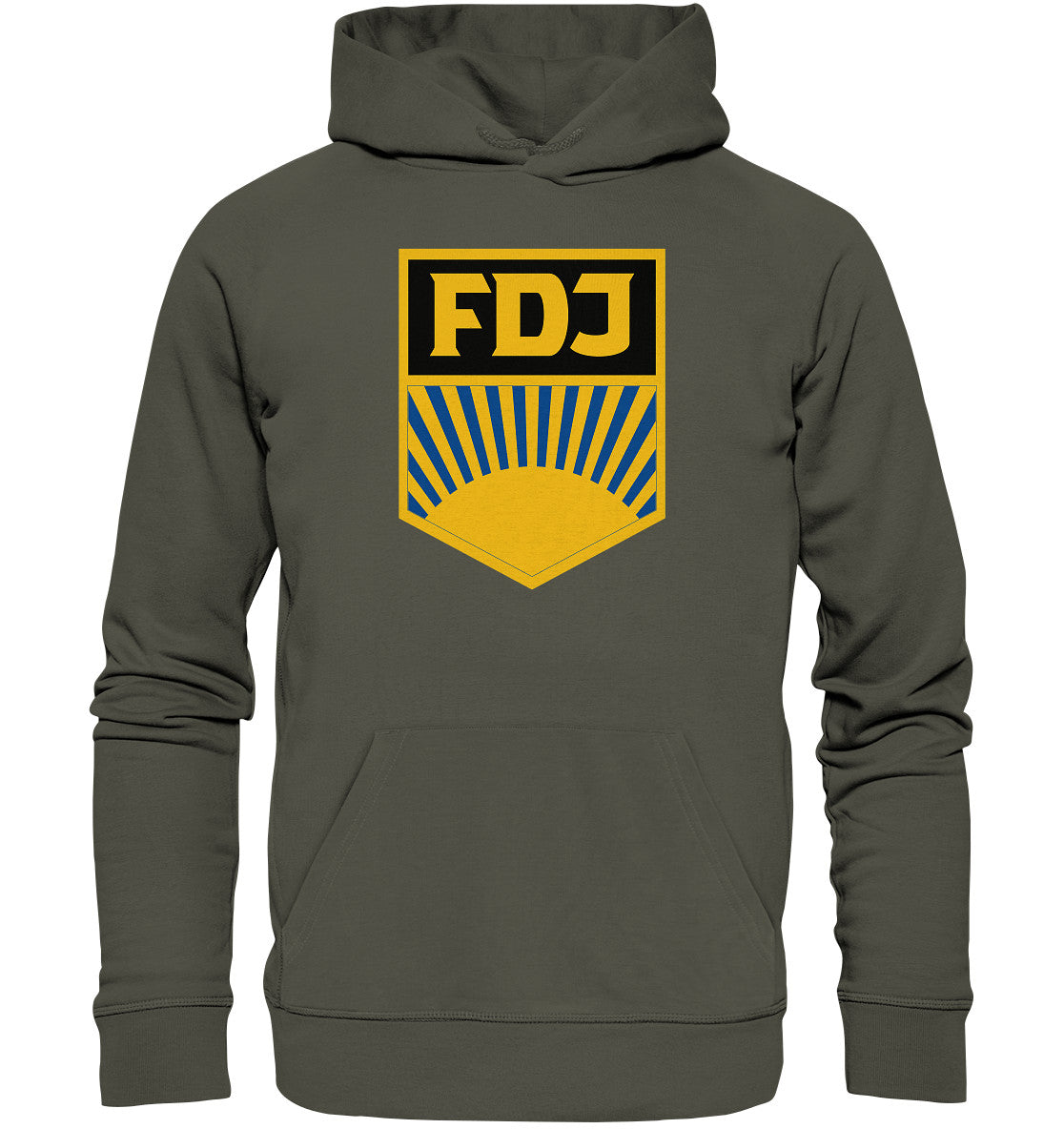 PREMIUM ORGANIC HOODIE UNISEX • FDJ FREIE DEUTSCHE JUGEND