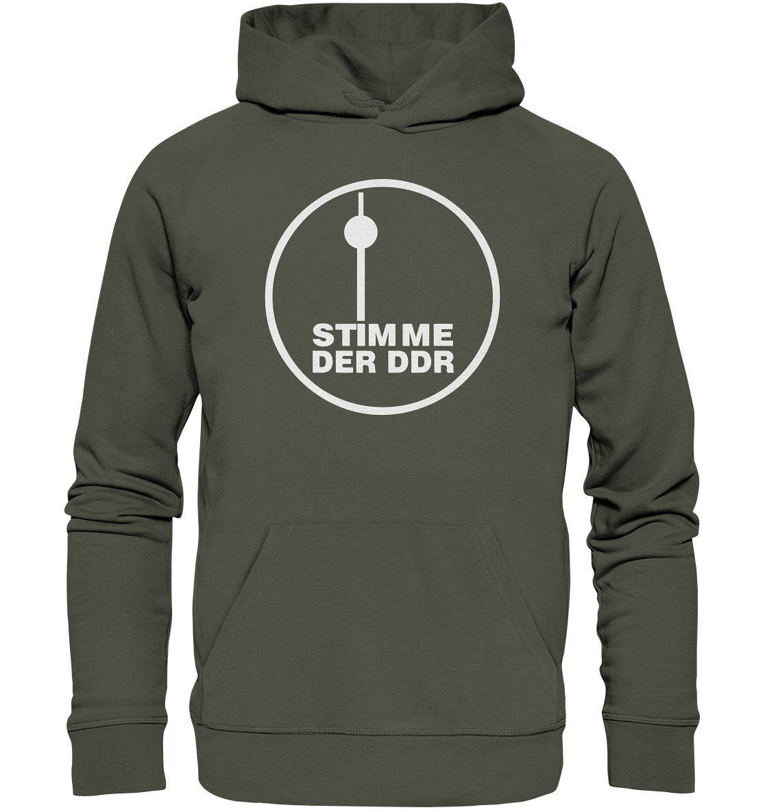 PREMIUM ORGANIC HOODIE UNISEX • STIMME DER DDR - DUNKEL