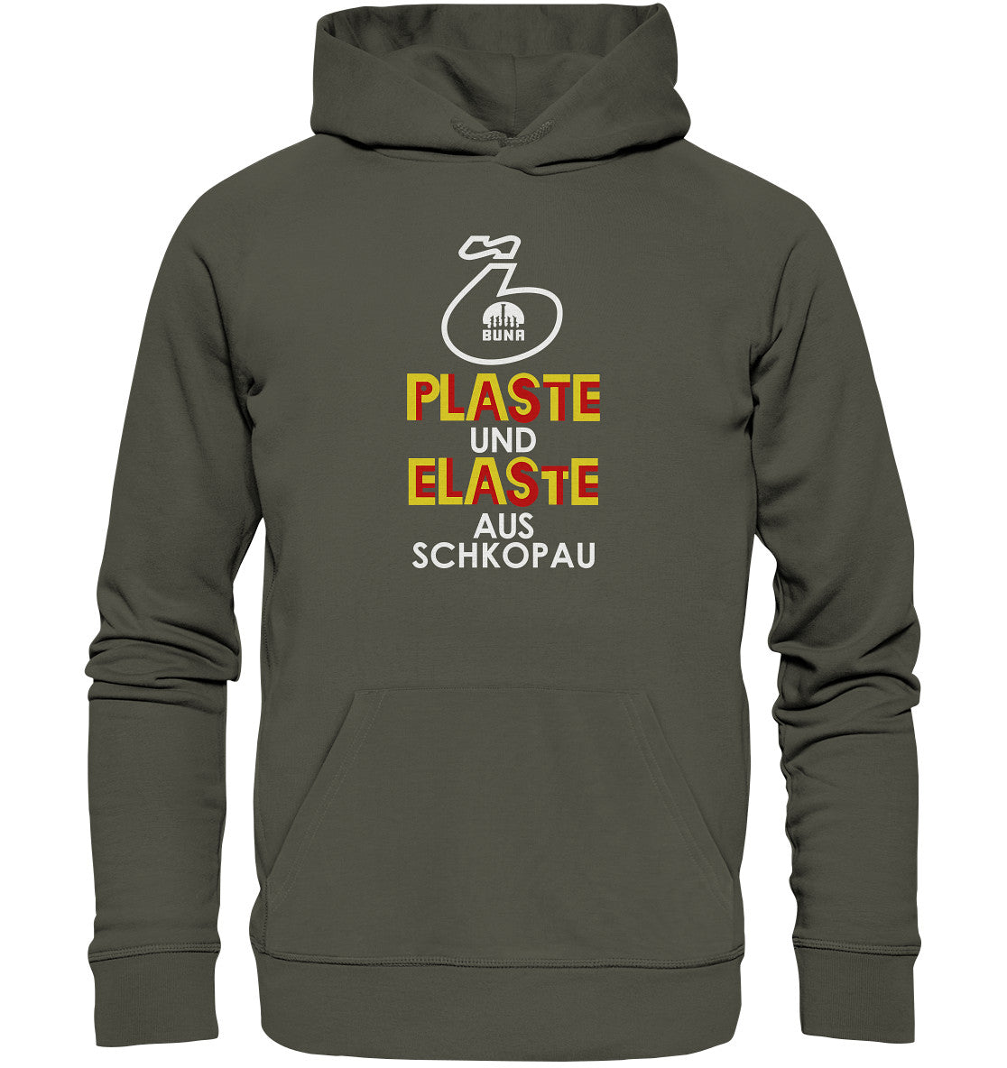PREMIUM ORGANIC HOODIE UNISEX • PLASTE UND ELASTE