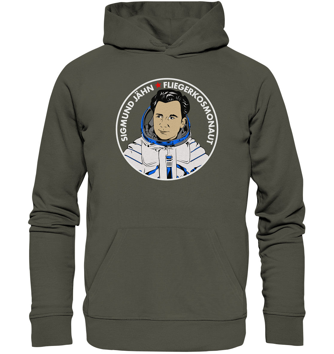 PREMIUM ORGANIC HOODIE UNISEX • SIGMUND JÄHN - DUNKEL