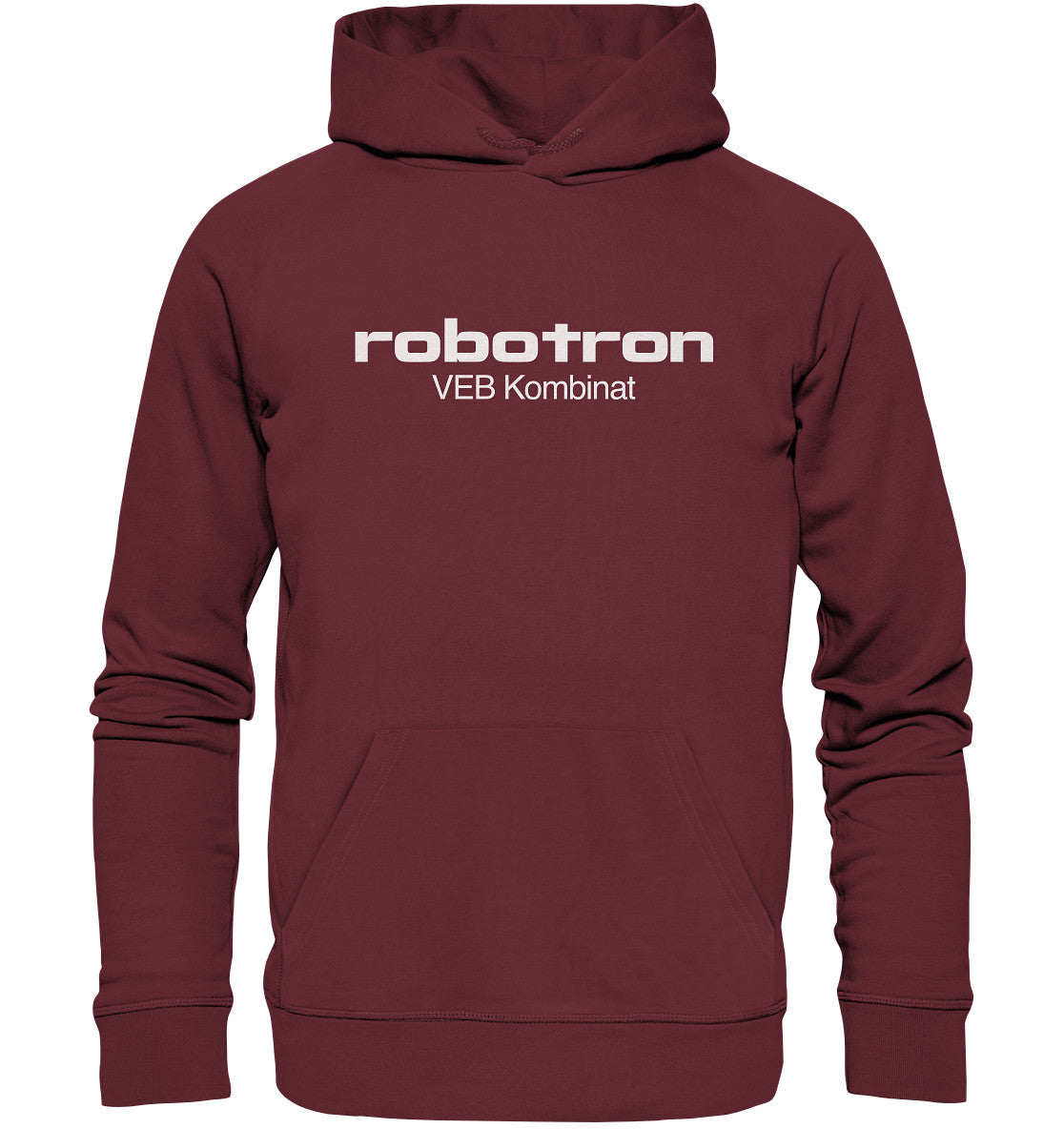 DDR Ostalgie Kapuze / Organic Hoodie Unisex • VEB KOMBINAT ROBOTRON