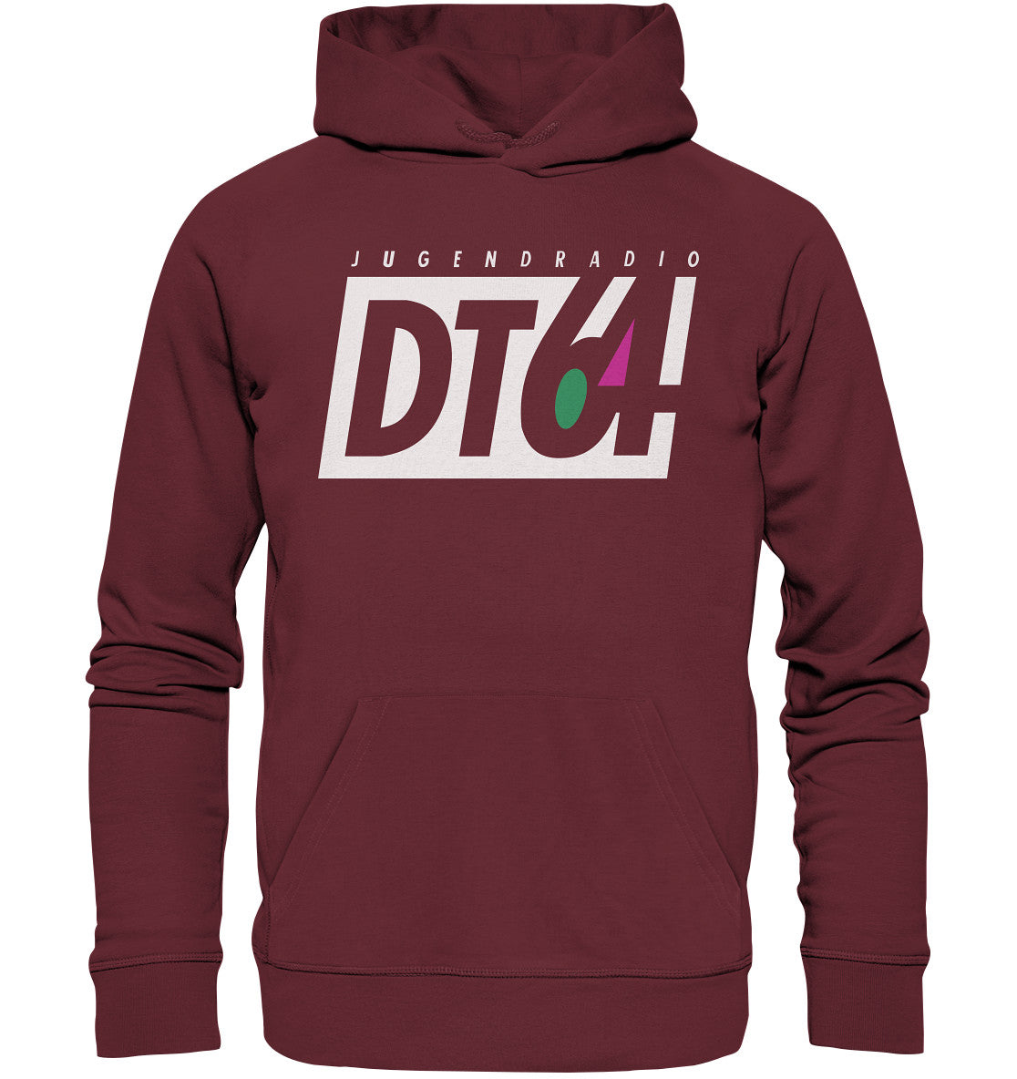 PREMIUM ORGANIC HOODIE UNISEX • DT64 JUGENDRADIO - DUNKEL