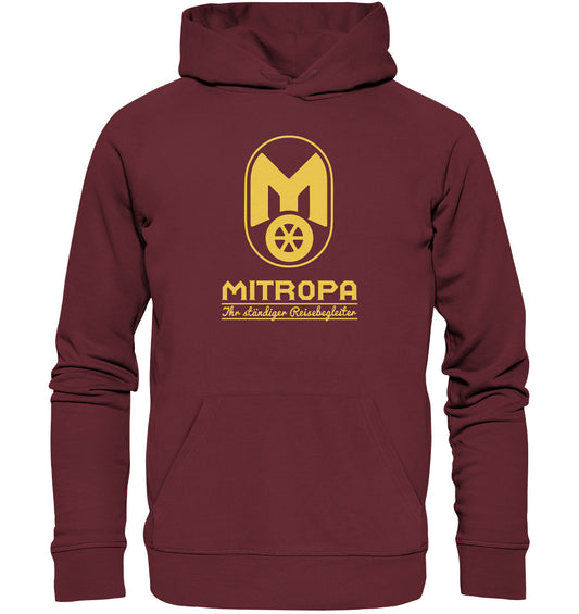 DDR Ostalgie Kapuze / Organic Hoodie Unisex • MITROPA