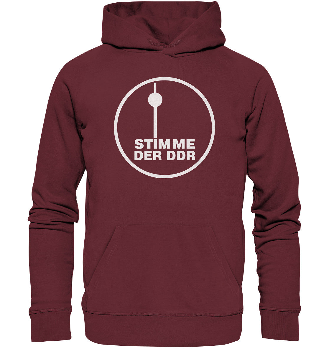 PREMIUM ORGANIC HOODIE UNISEX • STIMME DER DDR - DUNKEL