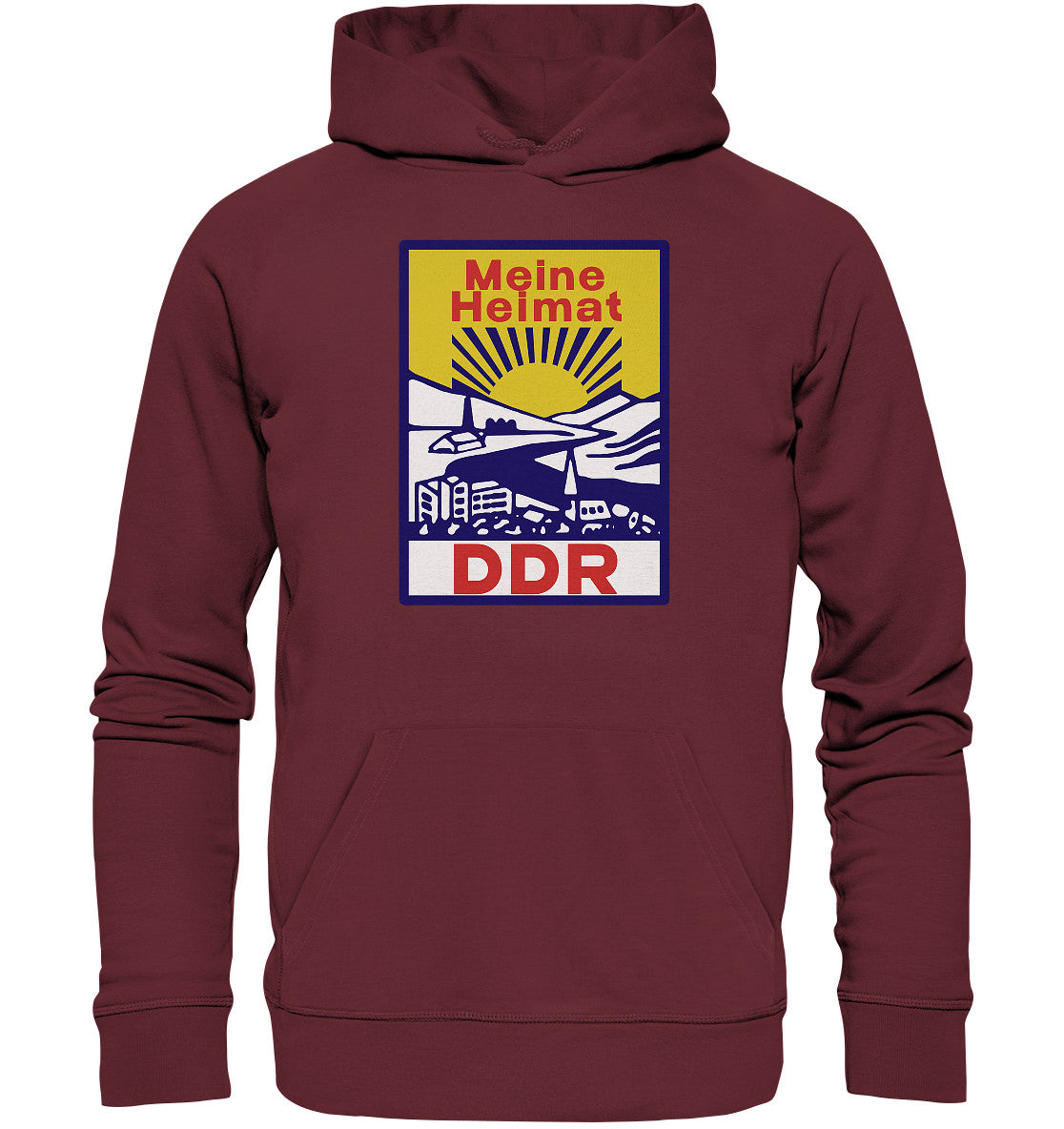 PREMIUM ORGANIC HOODIE UNISEX • MEINE HEIMAT DDR