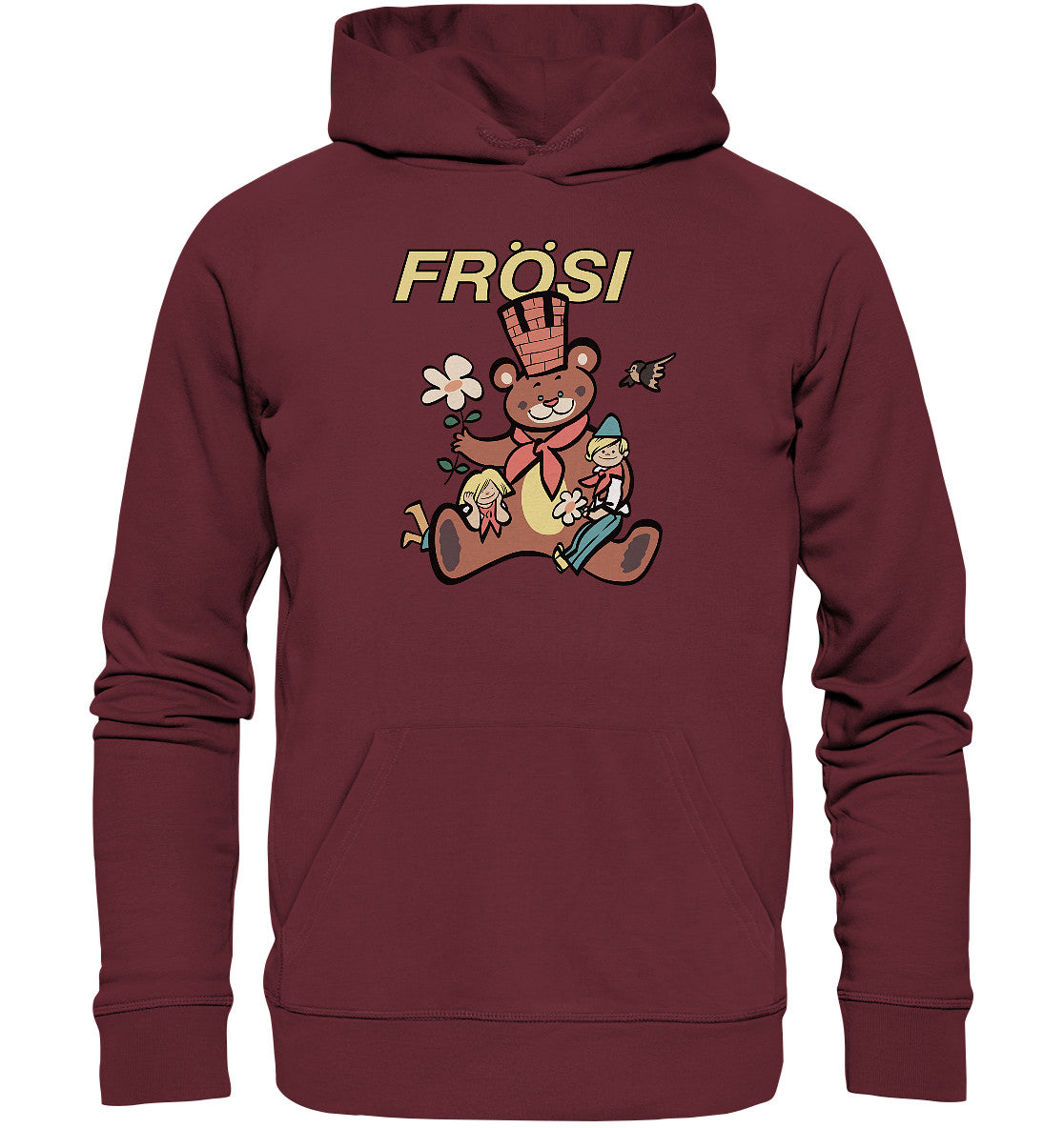 DDR Ostalgie Kapuze / Organic Hoodie Unisex •  FRÖSI