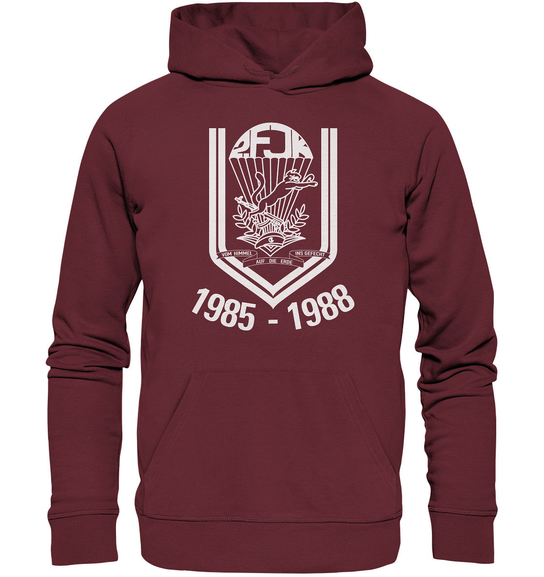 PREMIUM ORGANIC HOODIE UNISEX • 2. FJK DDR NVA FALLSCHIRMJÄGER