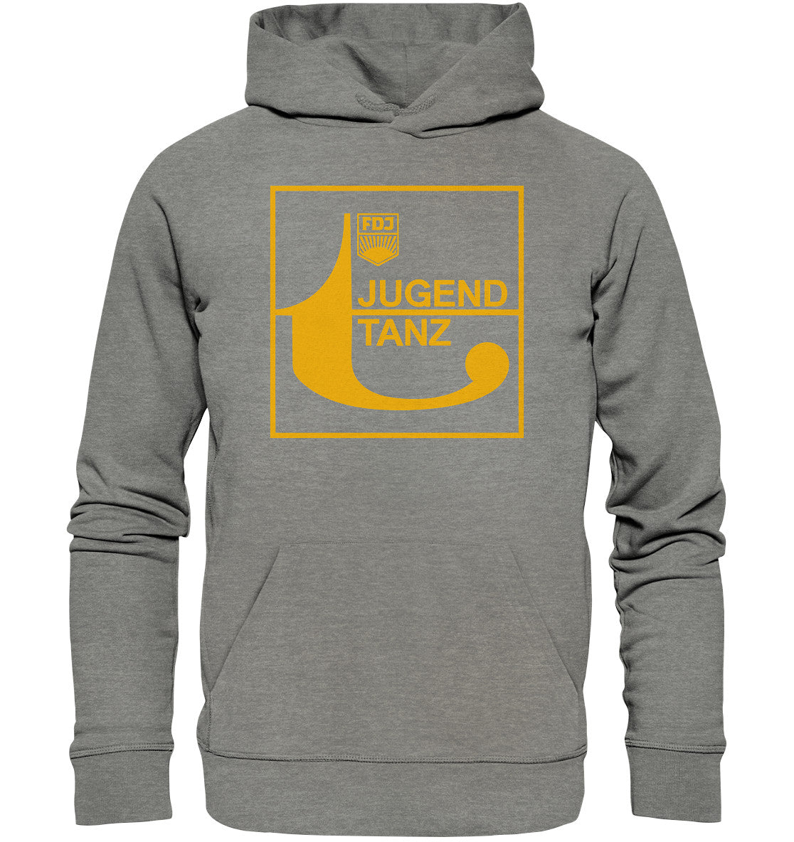 DDR Ostalgie Kapuze / Organic Hoodie Unisex • DJ JUGEND TANZT