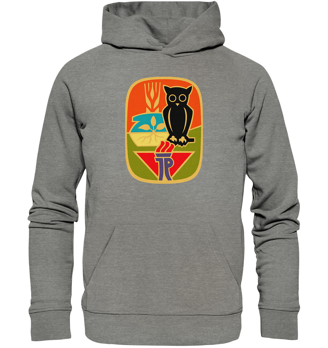 DDR Ostalgie Kapuze / Organic Hoodie Unisex • PIONIERABZEICHEN JUNGE NATURFORSCHER