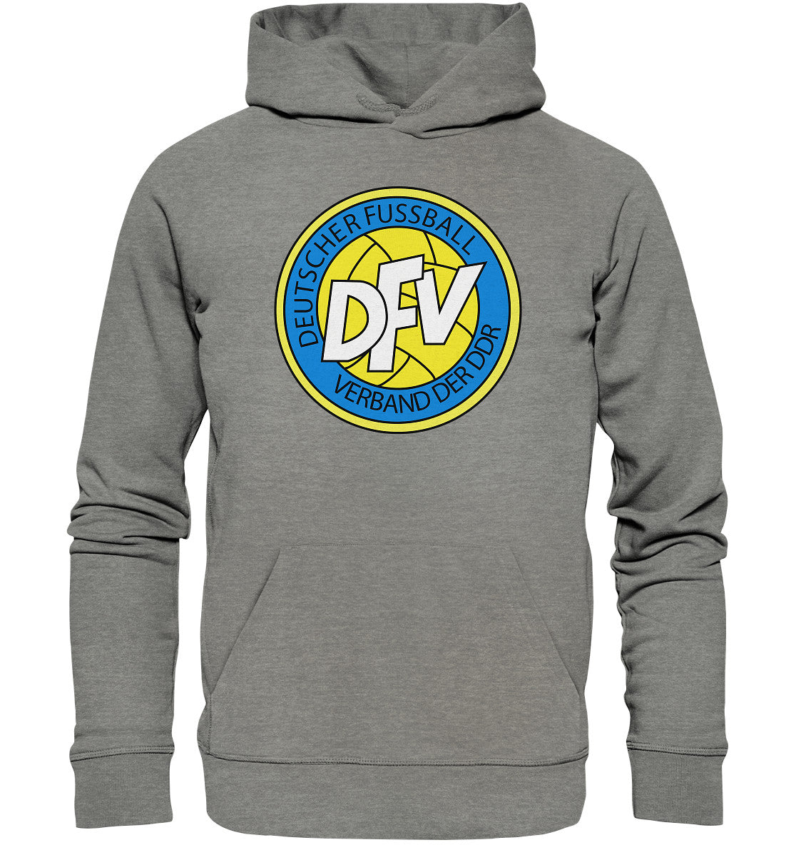 PREMIUM ORGANIC HOODIE UNISEX • FUSSBALL VERBAND DER DDR