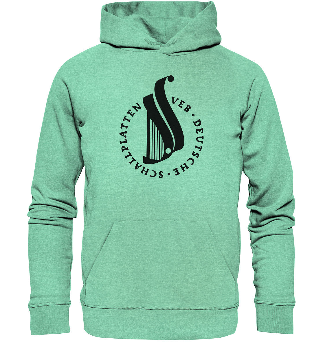 DDR Ostalgie Kapuze / Organic Hoodie Unisex • DEUTSCHE SCHALLPLATTEN