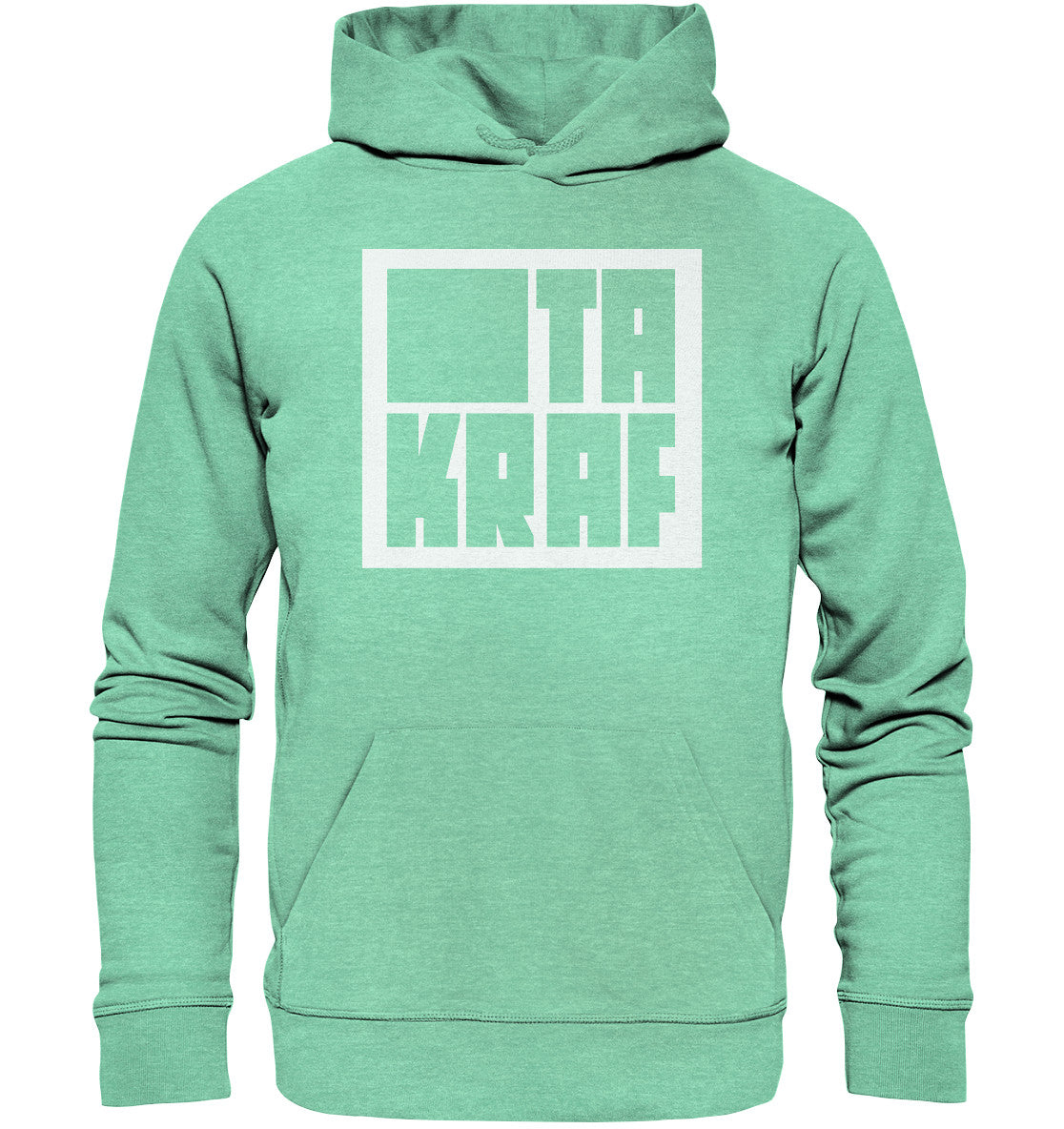 DDR Ostalgie Kapuze / Organic Hoodie Unisex • KOMBINAT TAKRAF - WEISS