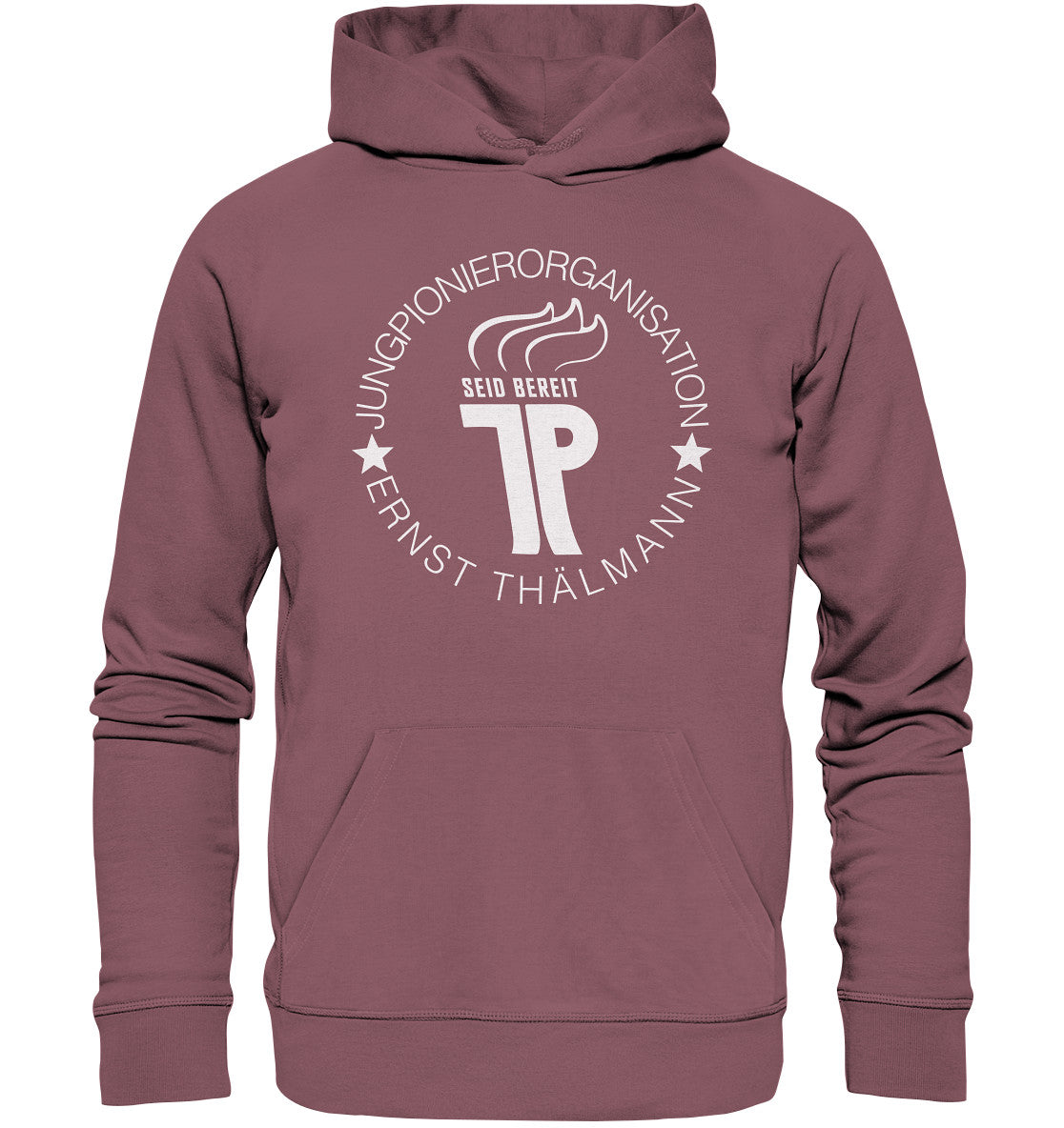 PREMIUM ORGANIC HOODIE UNISEX • JUNGE PIONIERE - DUNKEL