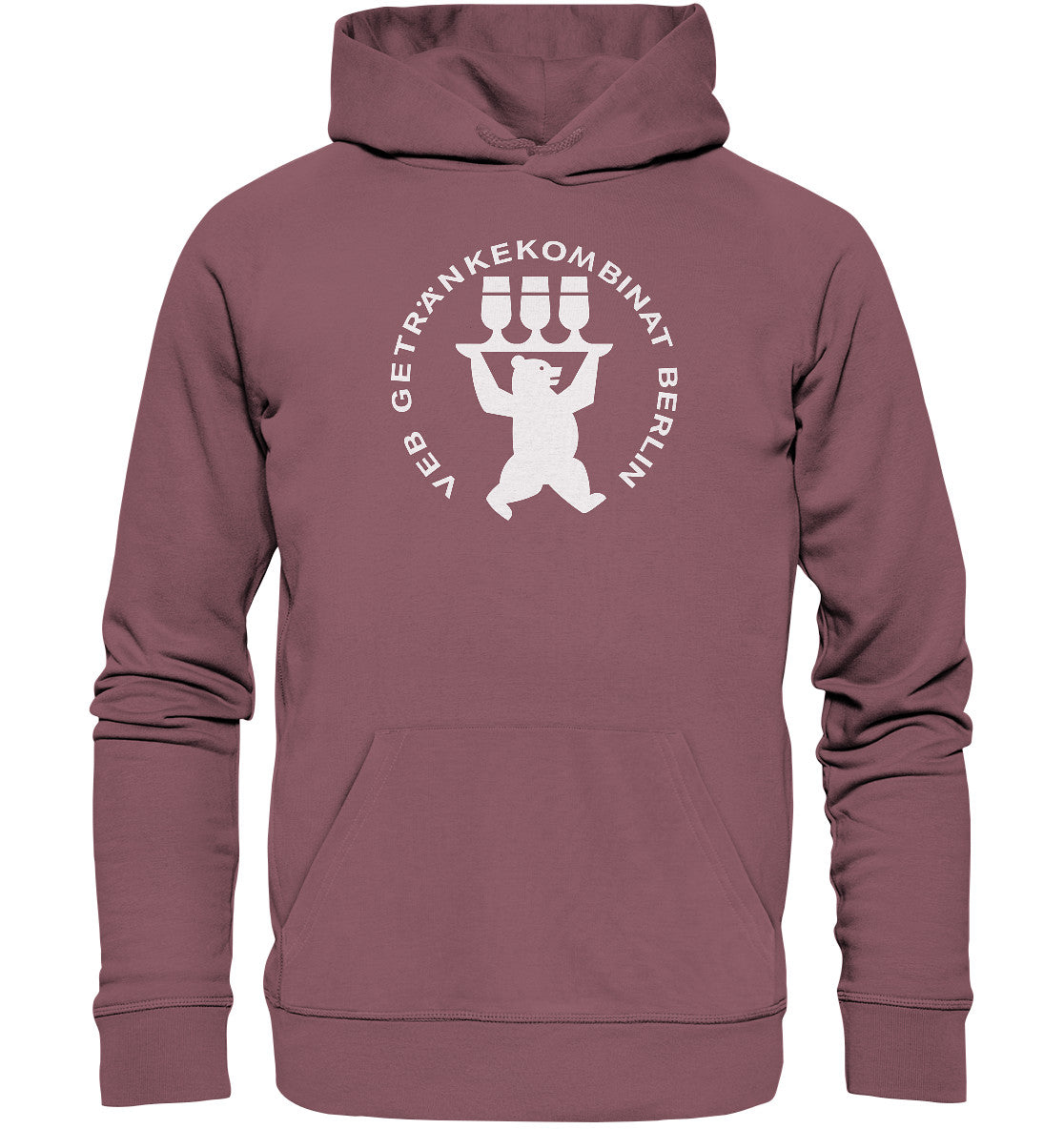 DDR Ostalgie Kapuze / Organic Hoodie Unisex • VEB GETRÄNKEKOMBINAT BERLIN