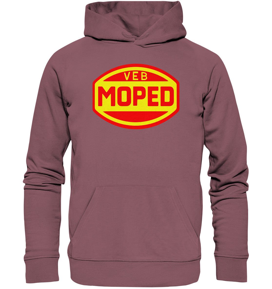 DDR Ostalgie Kapuze / Organic Hoodie Unisex • VEB MOPED