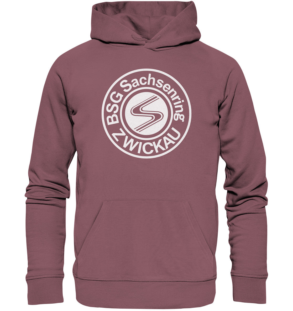 PREMIUM ORGANIC HOODIE UNISEX • SACHSENRING ZWICKAU - DUNKEL