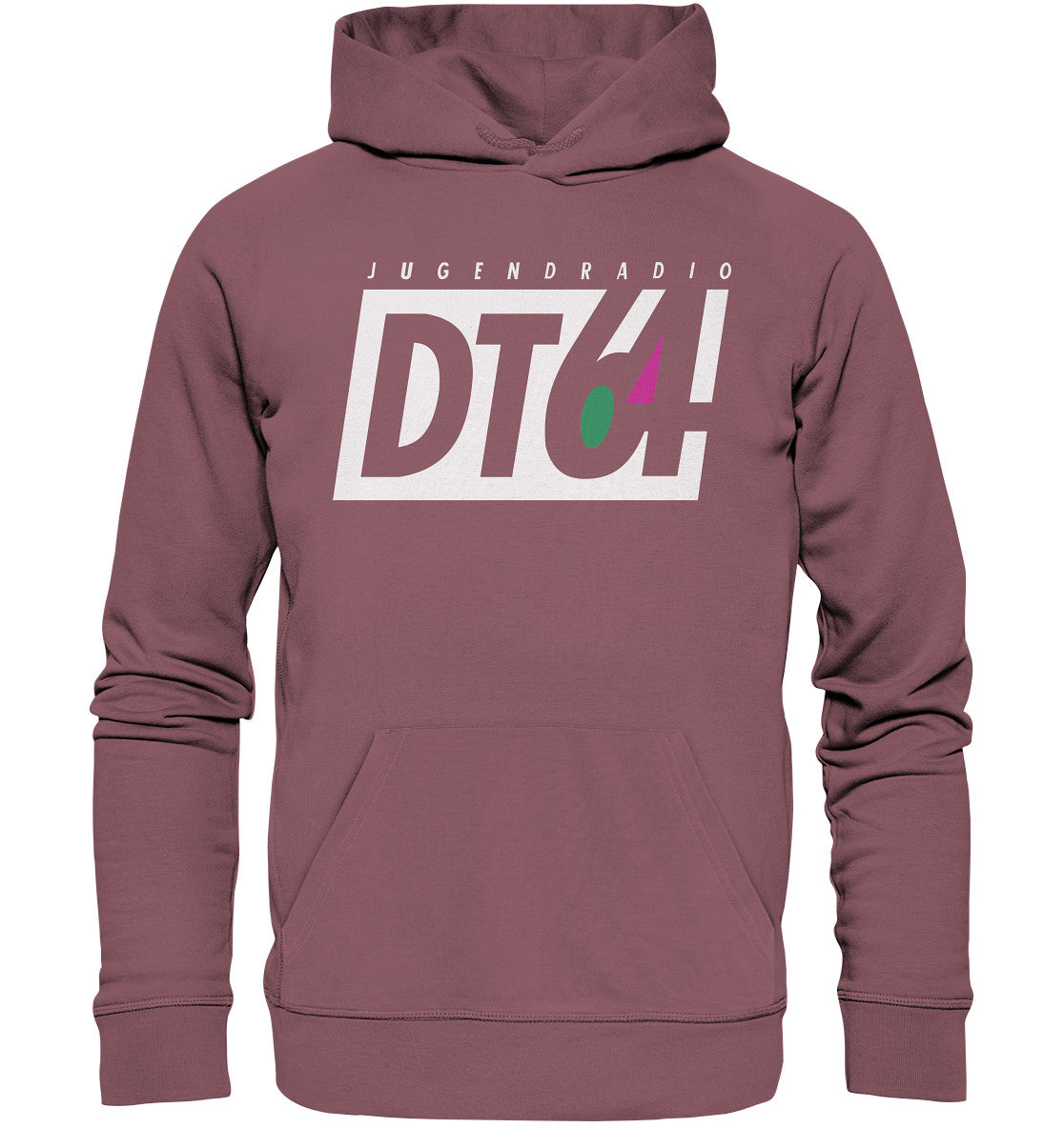 PREMIUM ORGANIC HOODIE UNISEX • DT64 JUGENDRADIO - DUNKEL