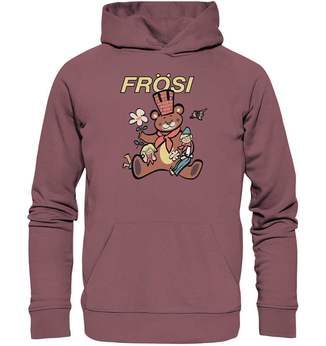 DDR Ostalgie Kapuze / Organic Hoodie Unisex •  FRÖSI