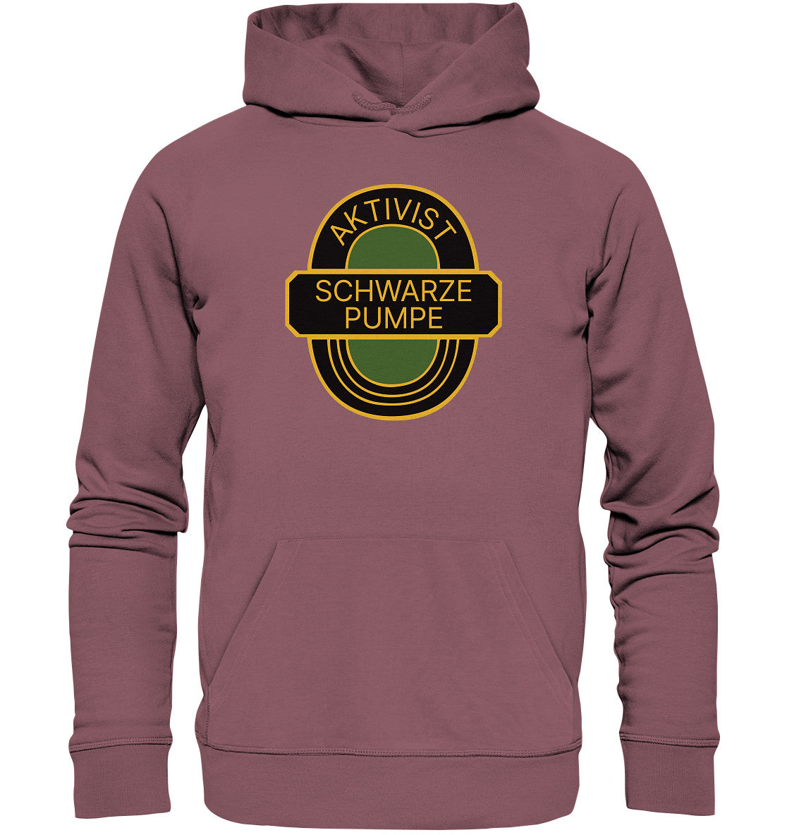 DDR Ostalgie Kapuze / Organic Hoodie Unisex • AKTIVIST SCHWARZE PUMPE