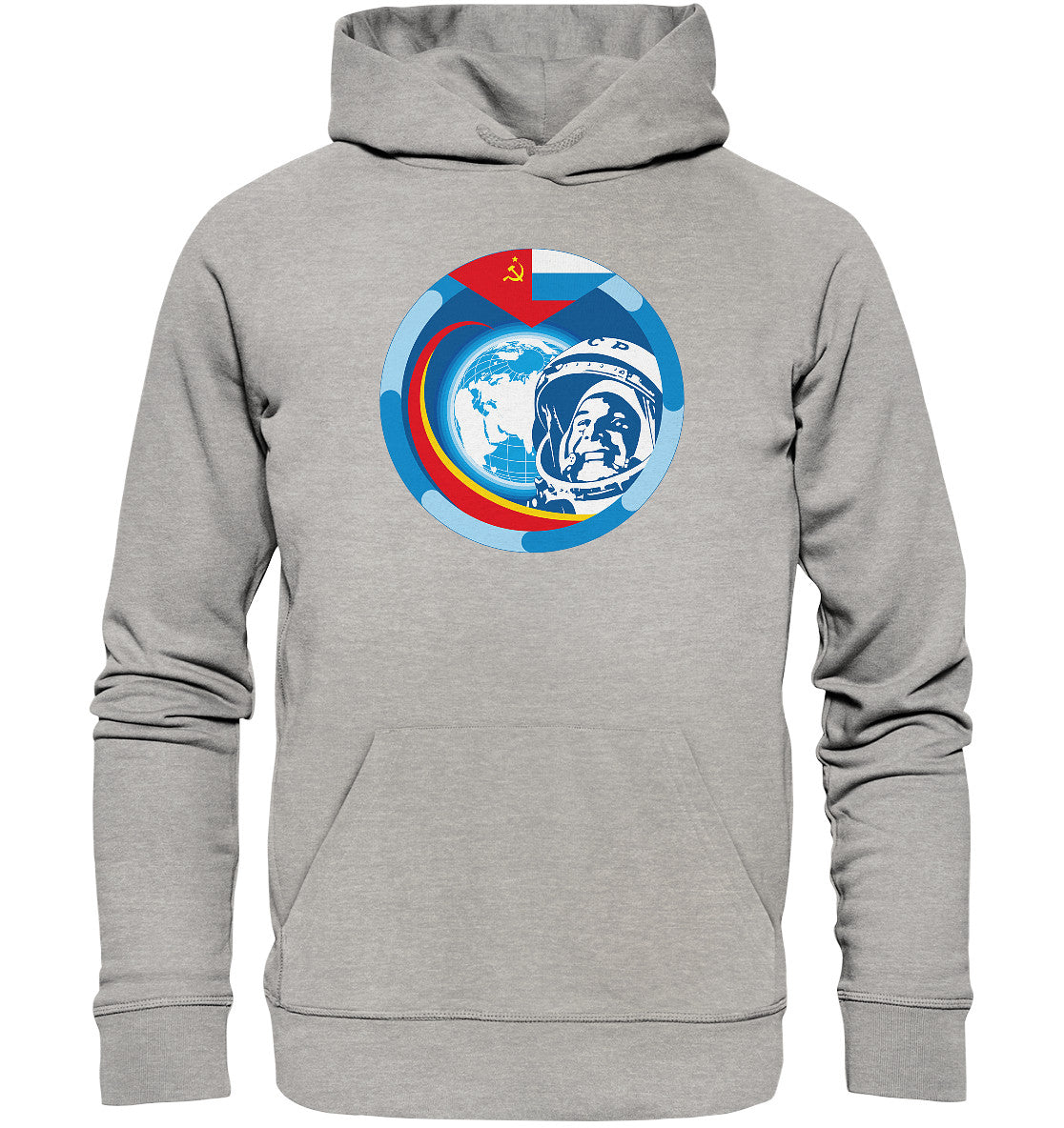 DDR Ostalgie Kapuze / Organic Hoodie Unisex • JURI GAGARIN