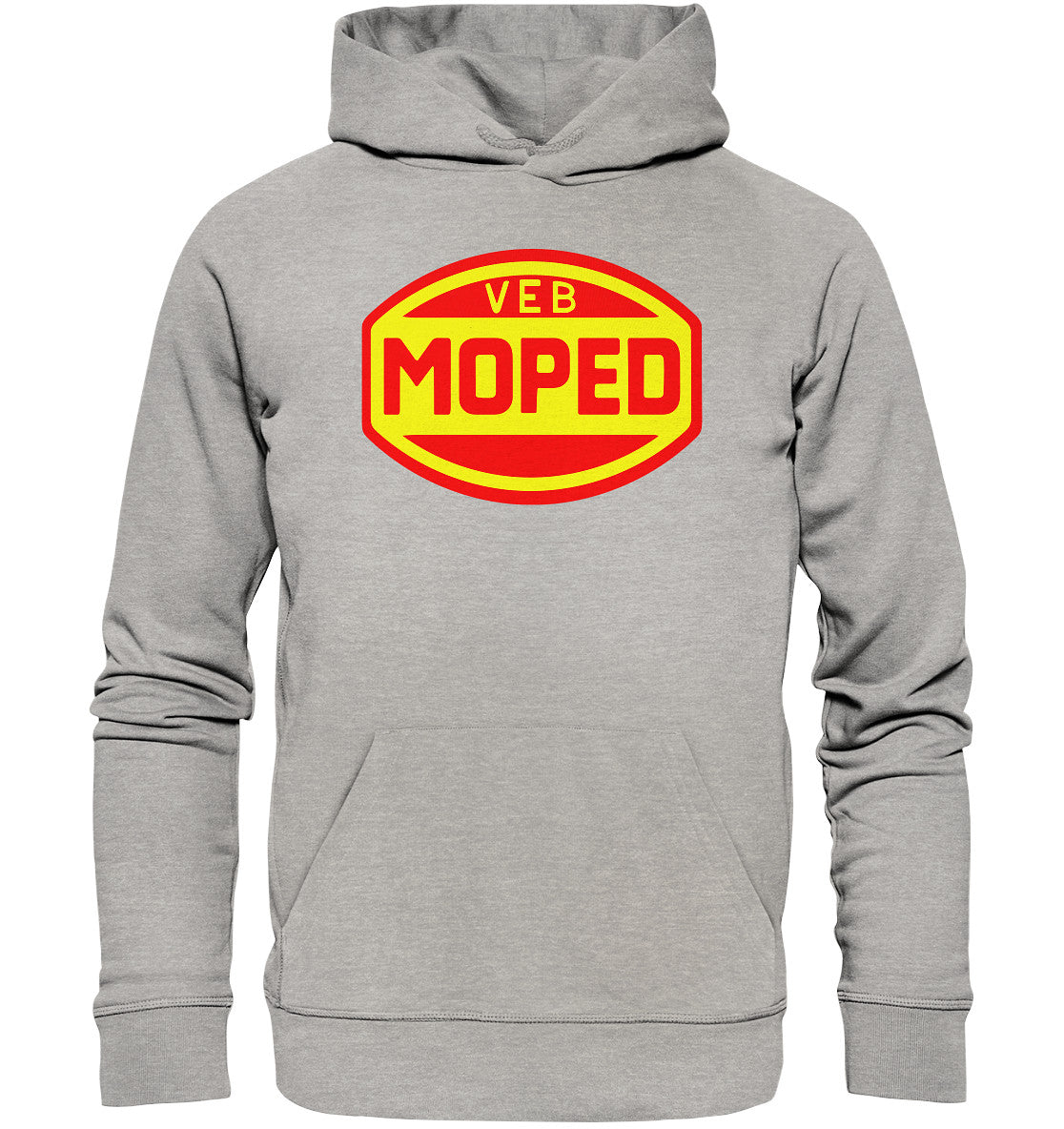 DDR Ostalgie Kapuze / Organic Hoodie Unisex • VEB MOPED