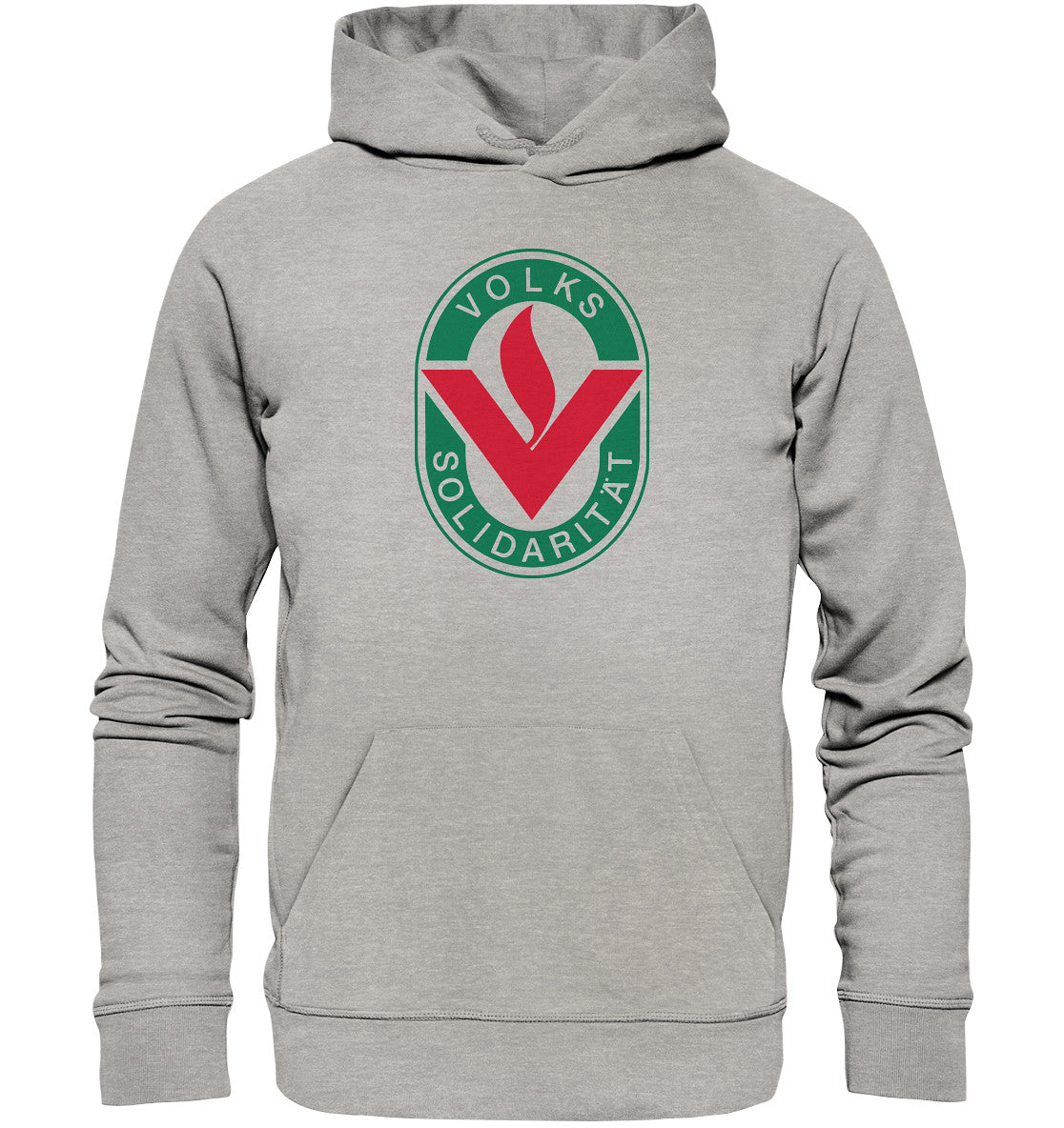 PREMIUM ORGANIC HOODIE UNISEX • VOLKSSOLIDARITÄT