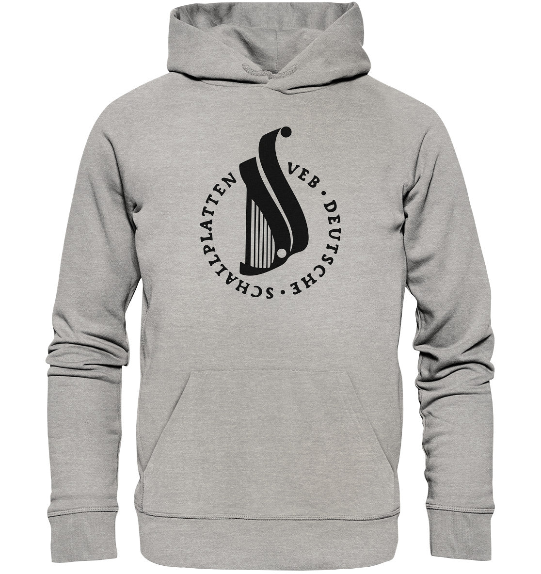 DDR Ostalgie Kapuze / Organic Hoodie Unisex • DEUTSCHE SCHALLPLATTEN