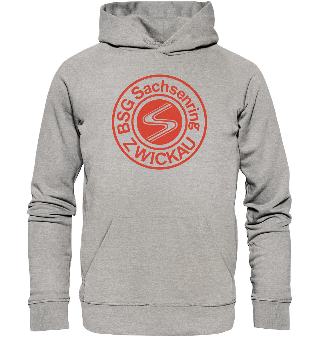 DDR Ostalgie Kapuze / Organic Hoodie Unisex • SACHSENRING ZWICKAU - HELL