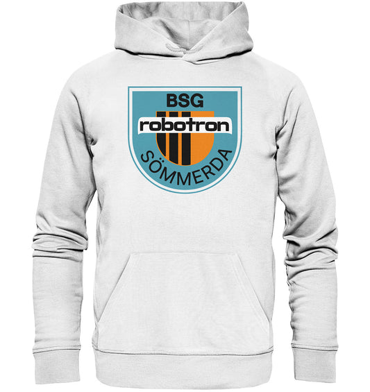 DDR Ostalgie Kapuze / Organic Hoodie Unisex • BSG ROBOTRON SÖMMERDA