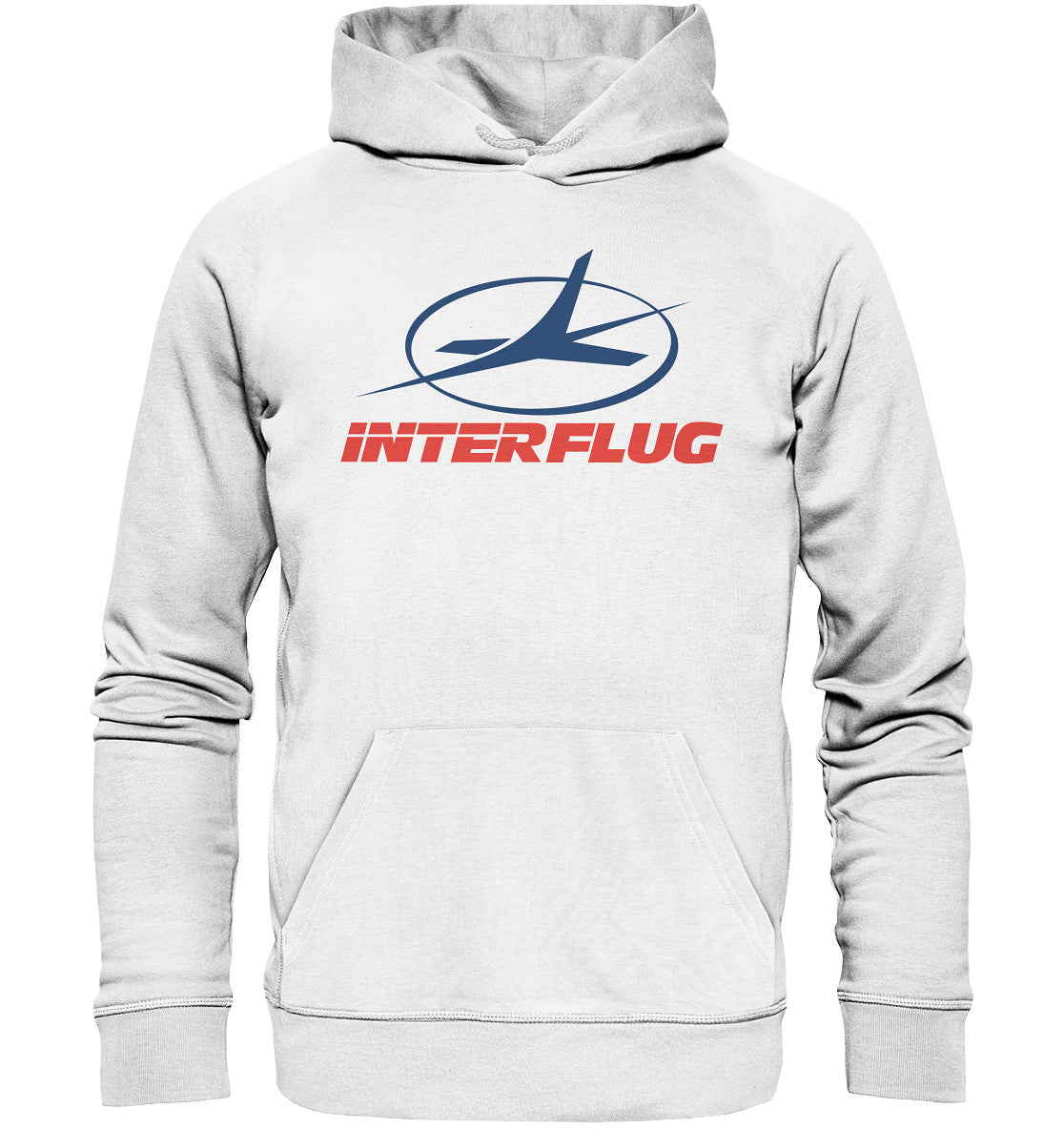 DDR Ostalgie Kapuze / Organic Hoodie Unisex • DDR INTERFLUG