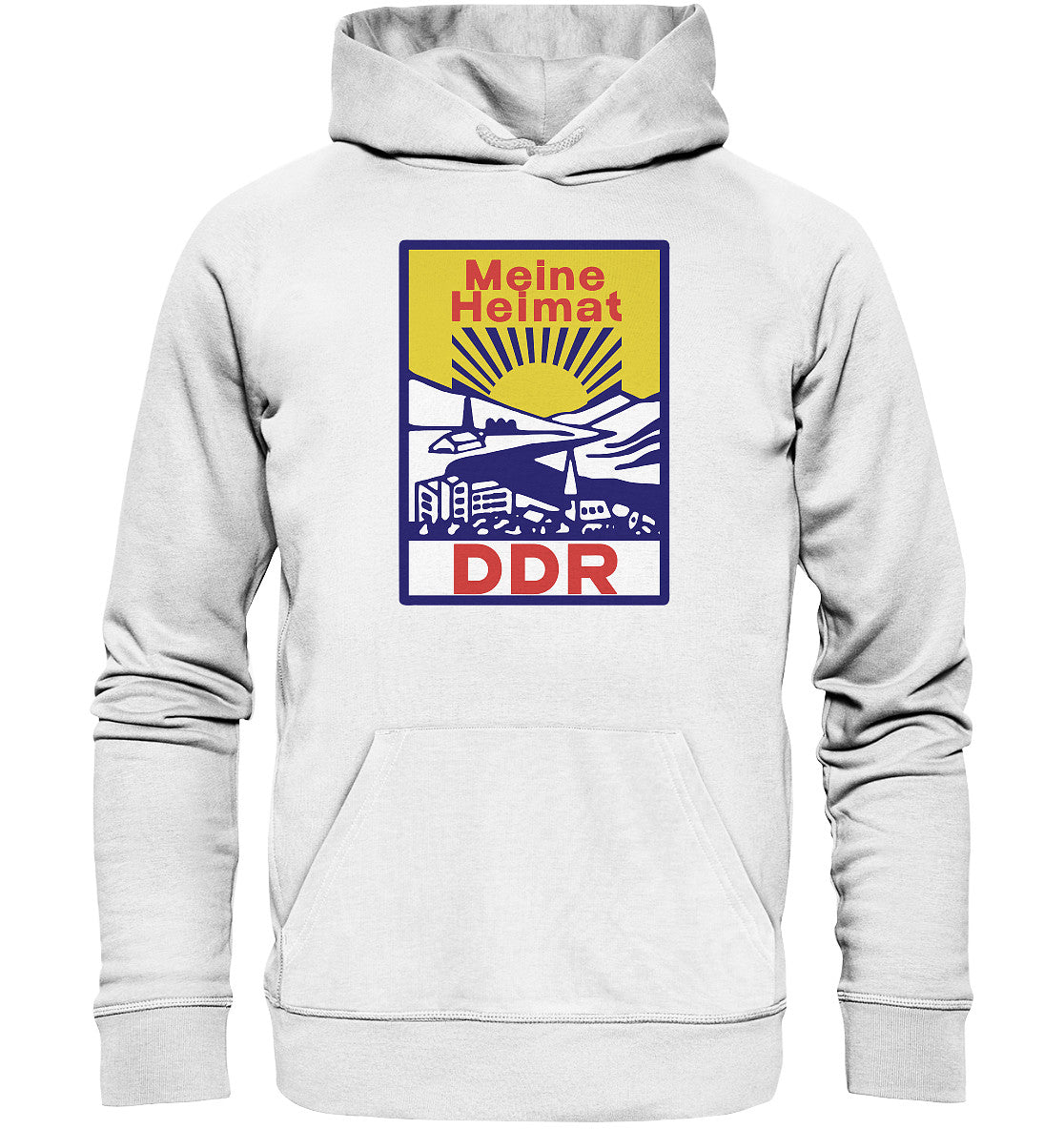 PREMIUM ORGANIC HOODIE UNISEX • MEINE HEIMAT DDR