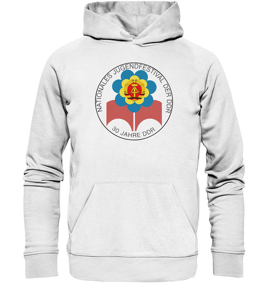 DDR Ostalgie Kapuze / Organic Hoodie Unisex • JUGENDFESTIVAL DER DDR 1979